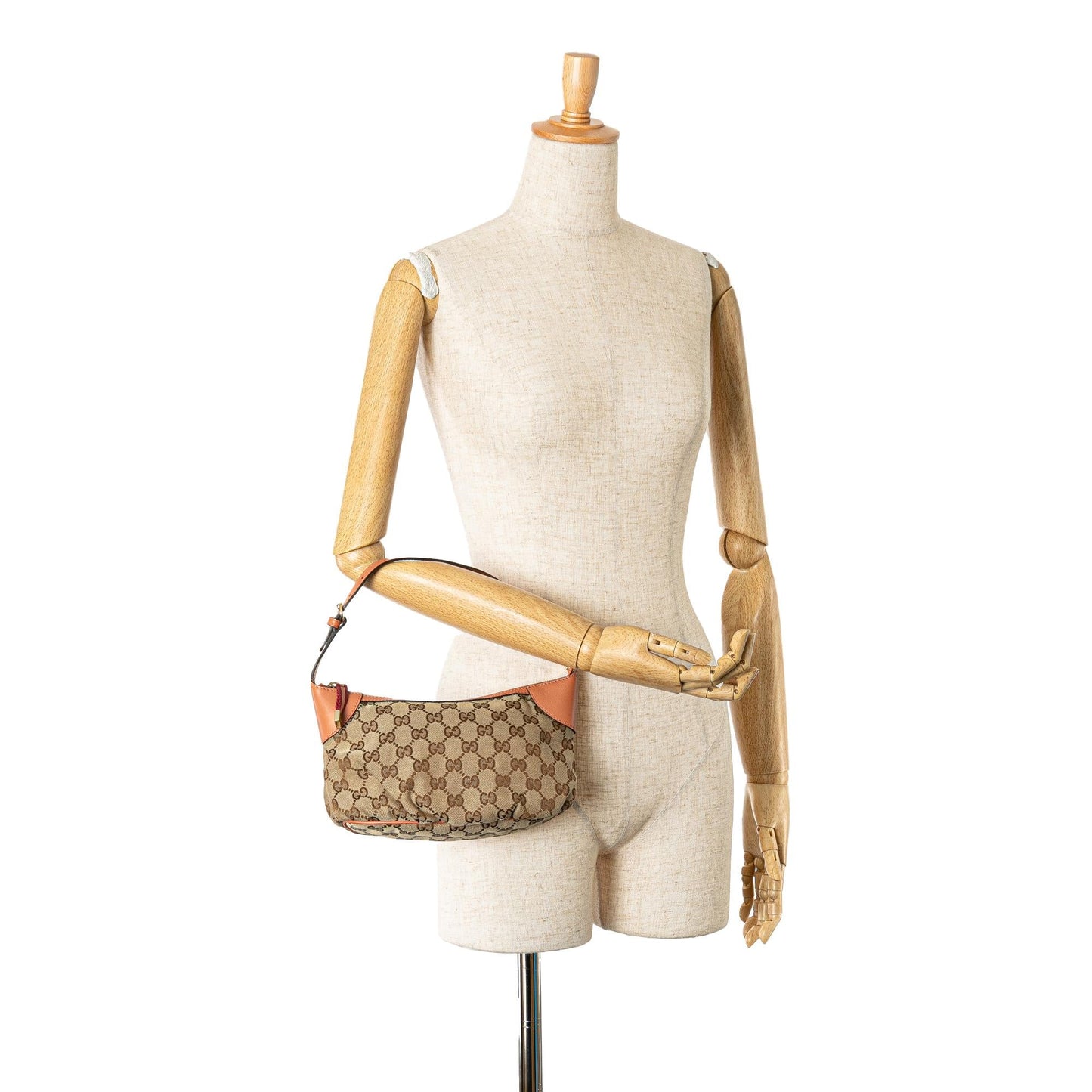 Gucci GG Canvas Web Handbag (SHG-GwKR2u)