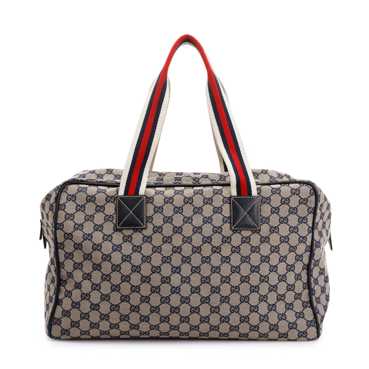 Gucci GG Canvas Web Medium Collapsable Carry On Duffle