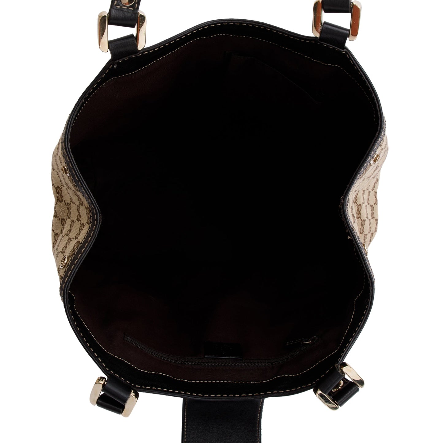 Gucci GG Canvas Web Medium New Ladies Shoulder Bag