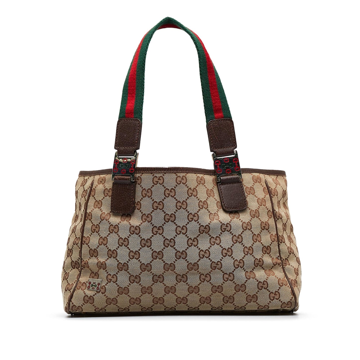 Gucci GG Canvas Web Pop Tote (SHG-Jsskew)