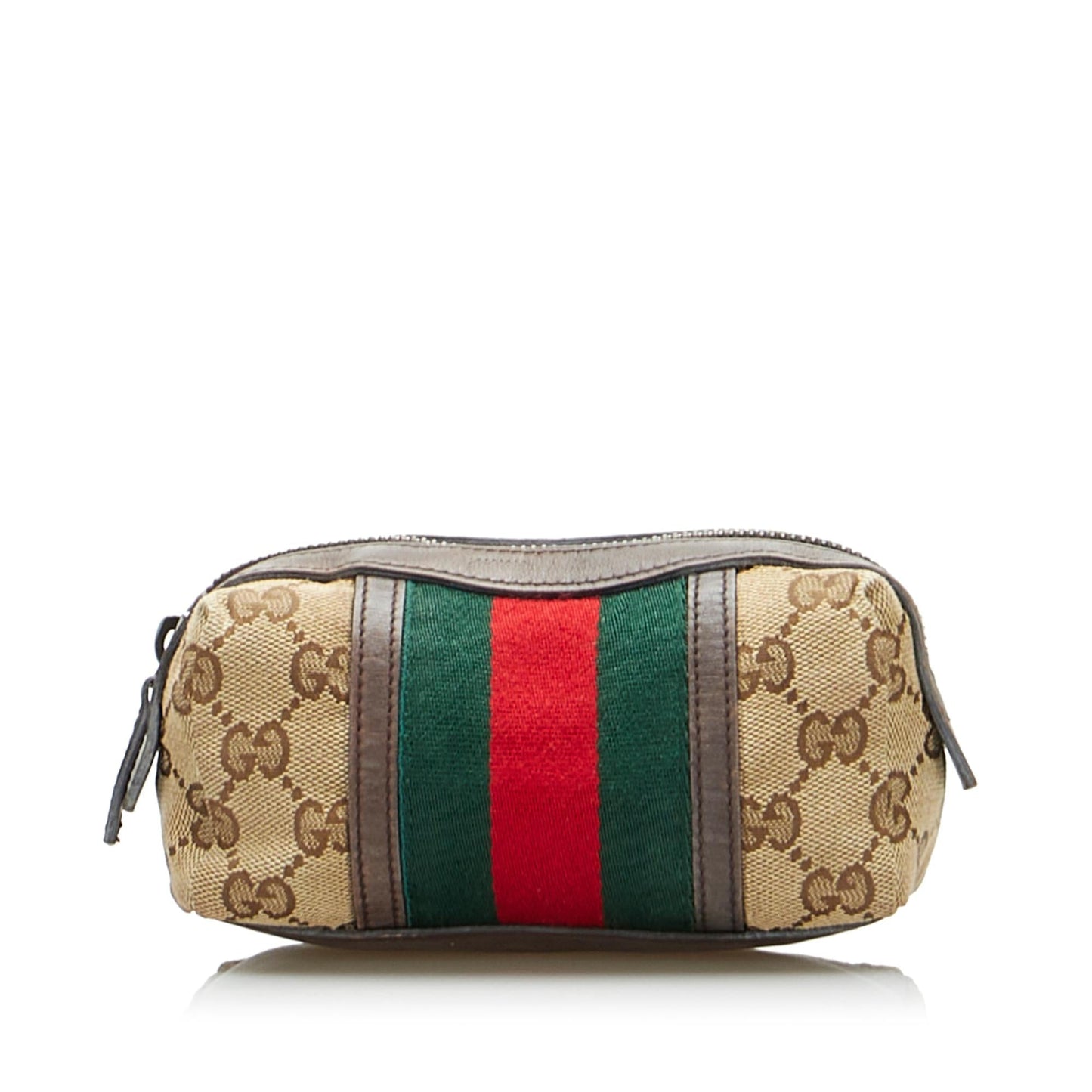 Gucci GG Canvas Web Pouch (SHG-EoxIeS)