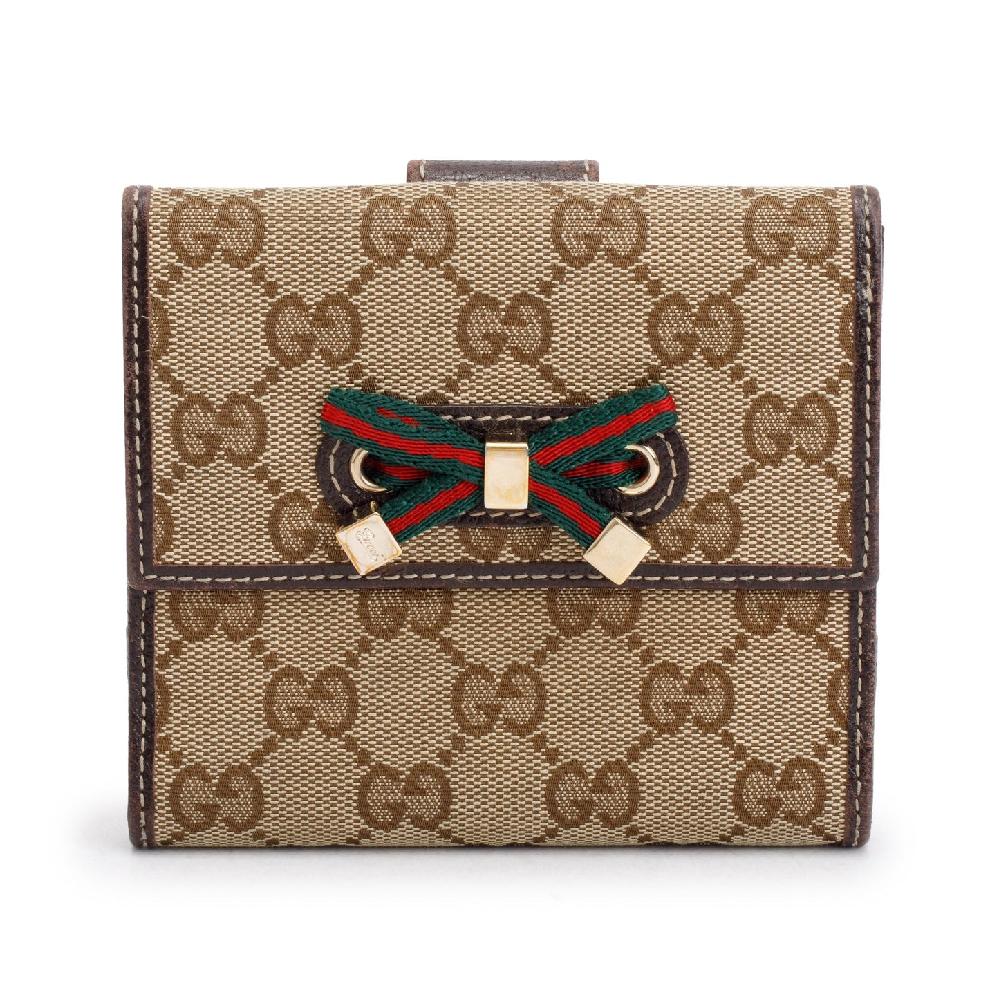 Gucci GG Canvas Web Princy Compact Wallet