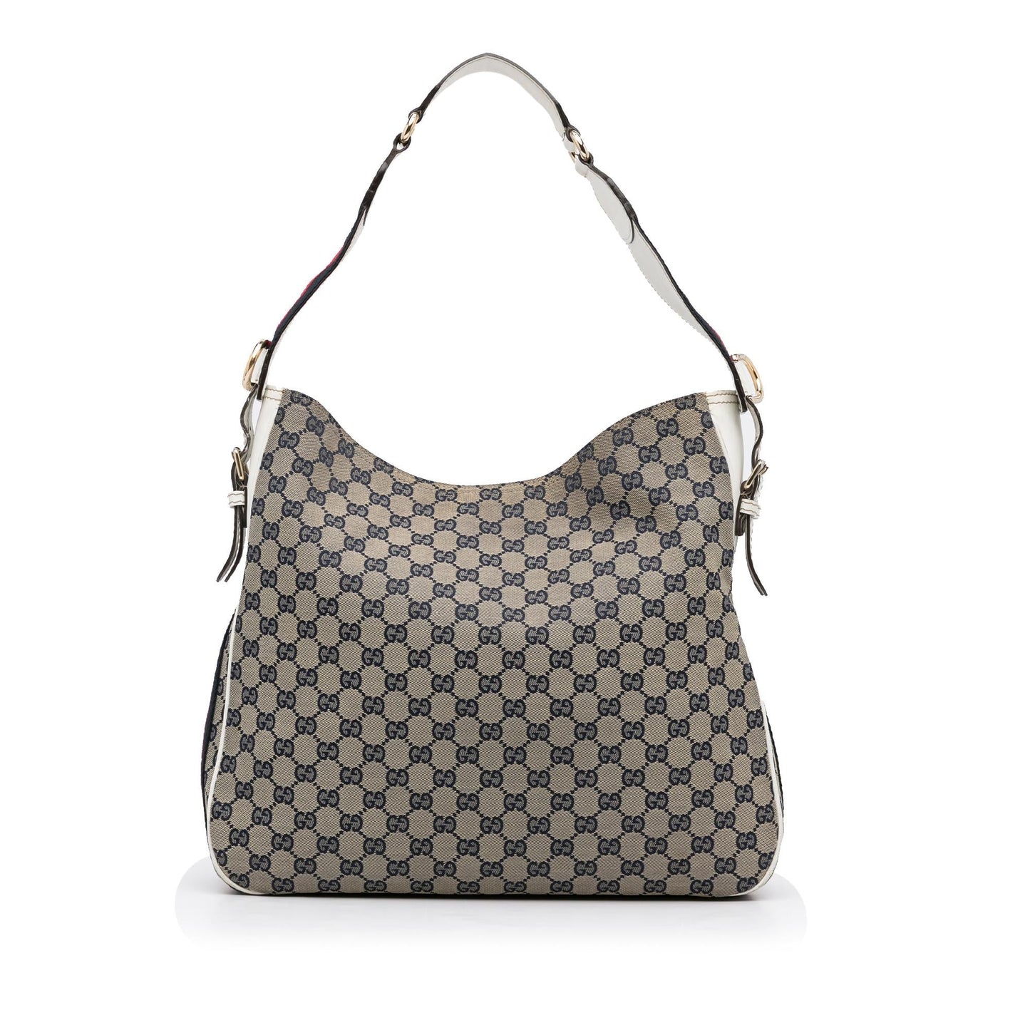 Gucci GG Canvas Web Shoulder Bag (SHG-98PH5h)
