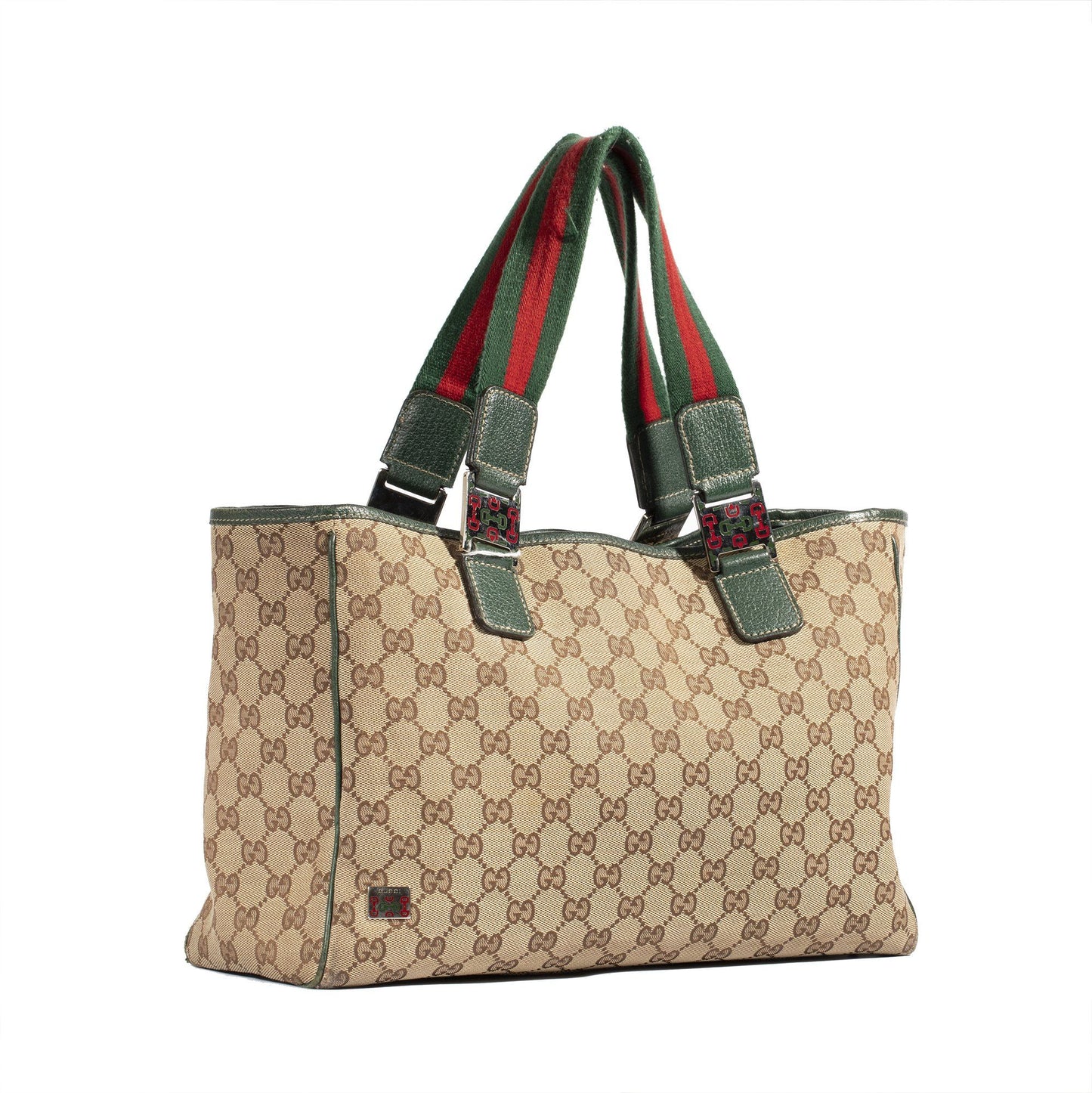 Gucci GG Canvas Web Tote