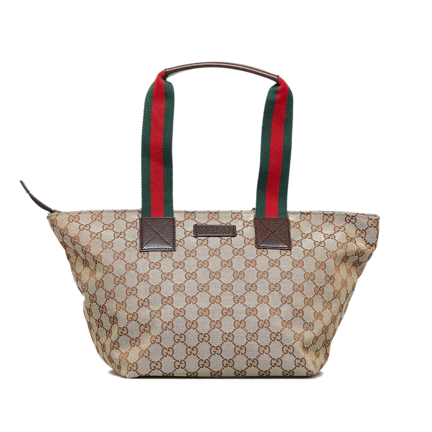 Gucci GG Canvas Web Tote (SHG-V3zgvm)