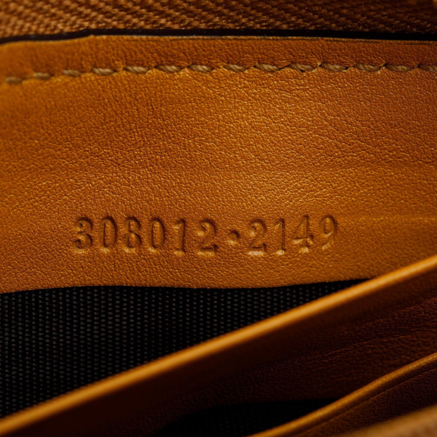 Gucci GG Canvas & Yellow Leather Sukey Zip Around Wallet
