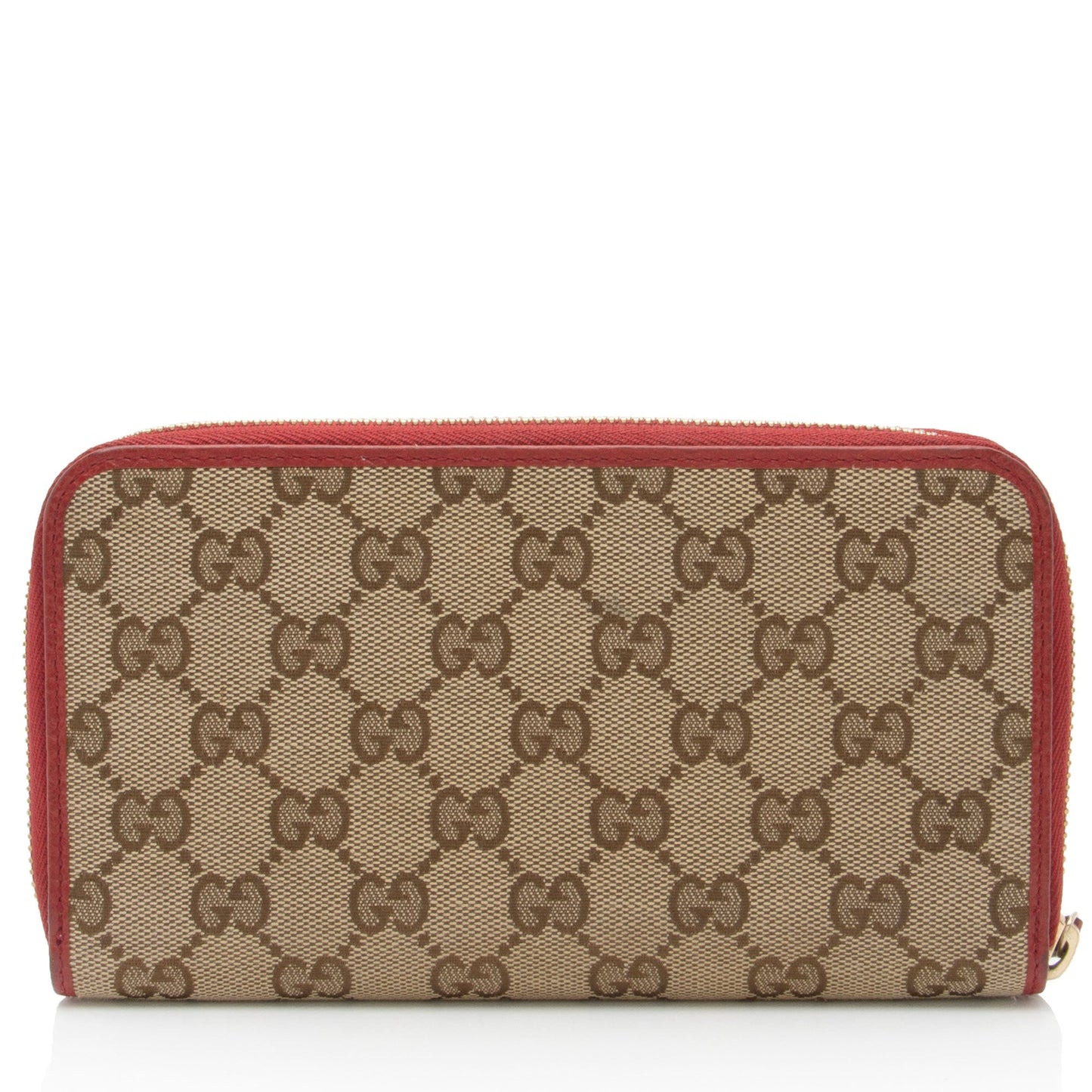 Gucci GG Canvas Zip Around Wallet (SHF-pjF8AV)