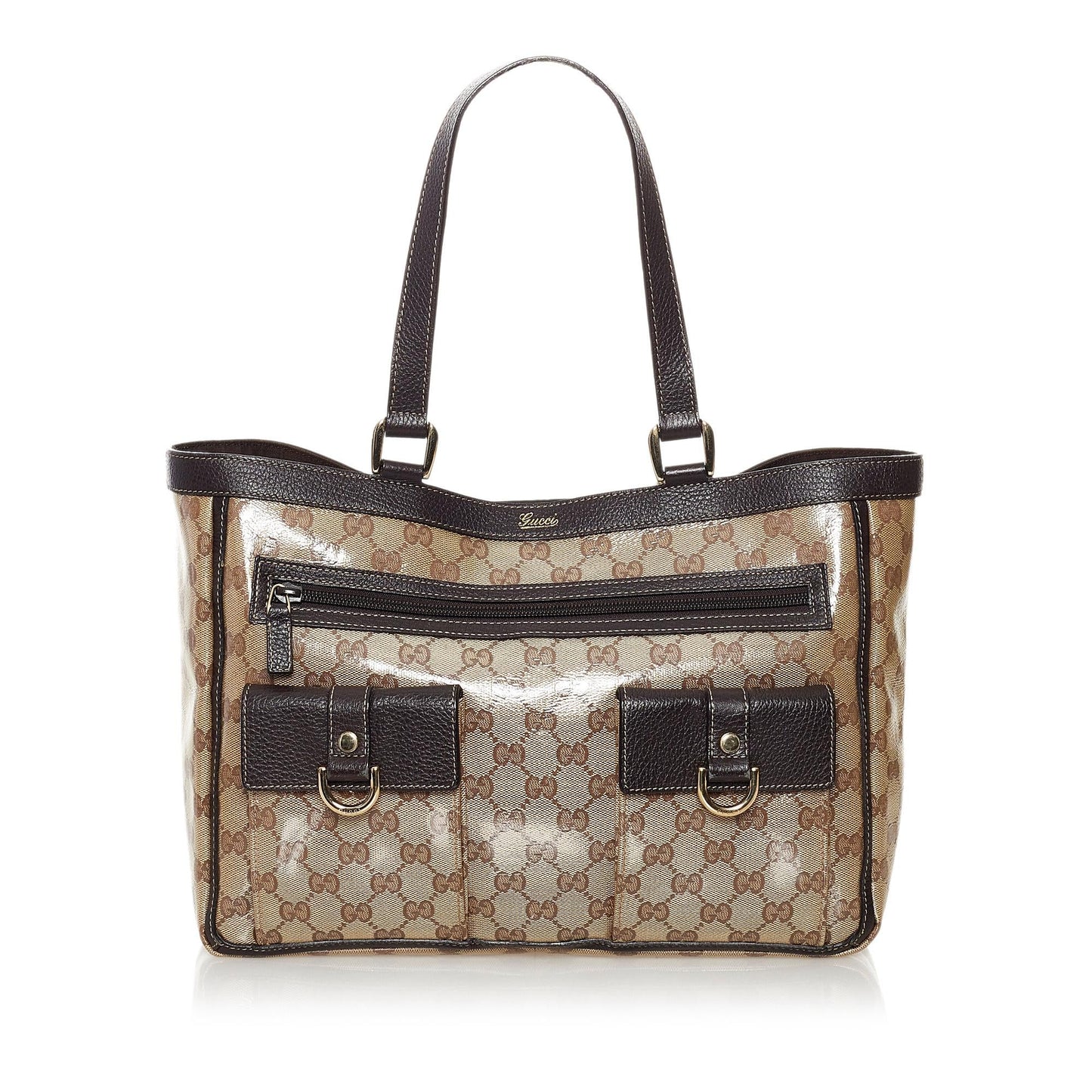 Gucci GG Crystal Abbey D Ring Tote Bag (SHG-31383)