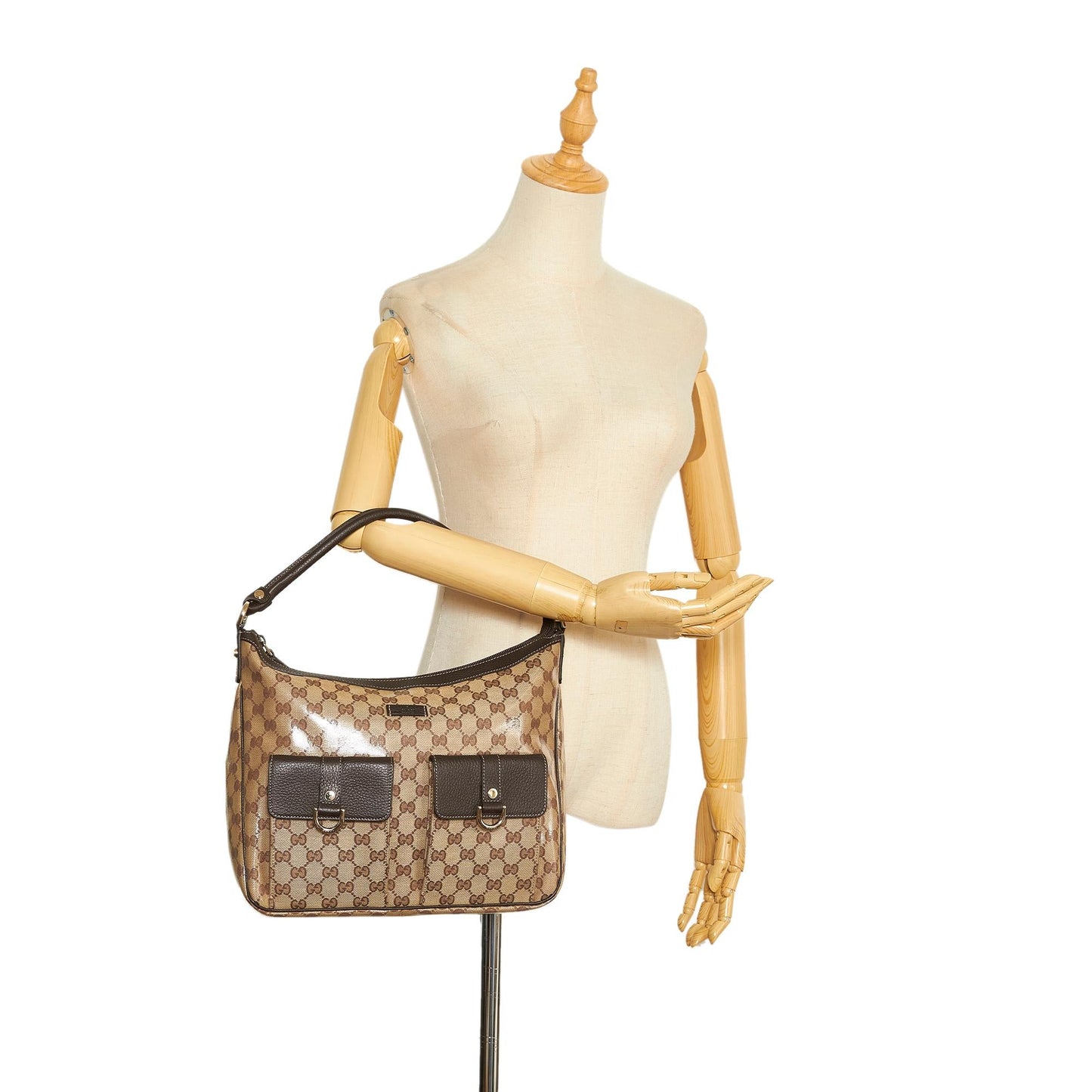 Gucci GG Crystal Abbey Shoulder Bag (SHG-RbiUo2)