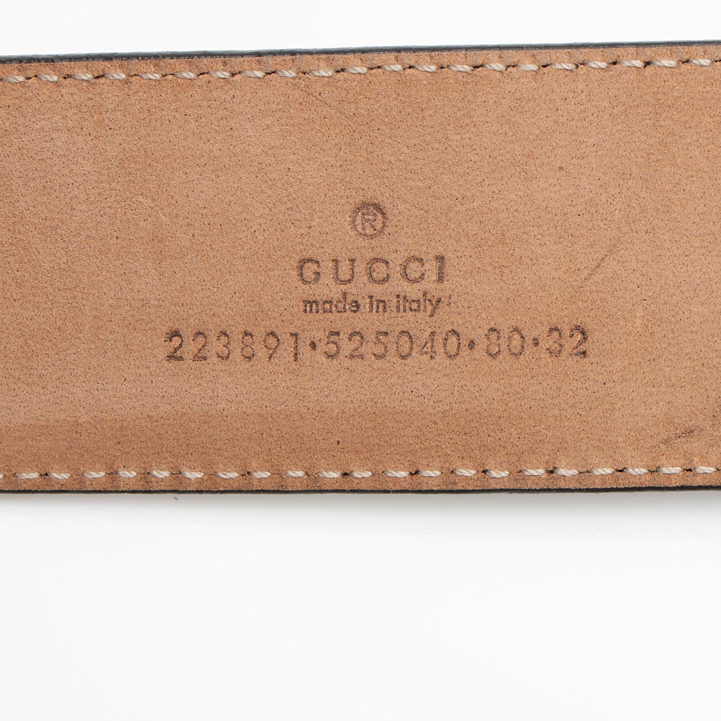 Gucci GG Imprime Interlocking G Belt - Size 32 / 80