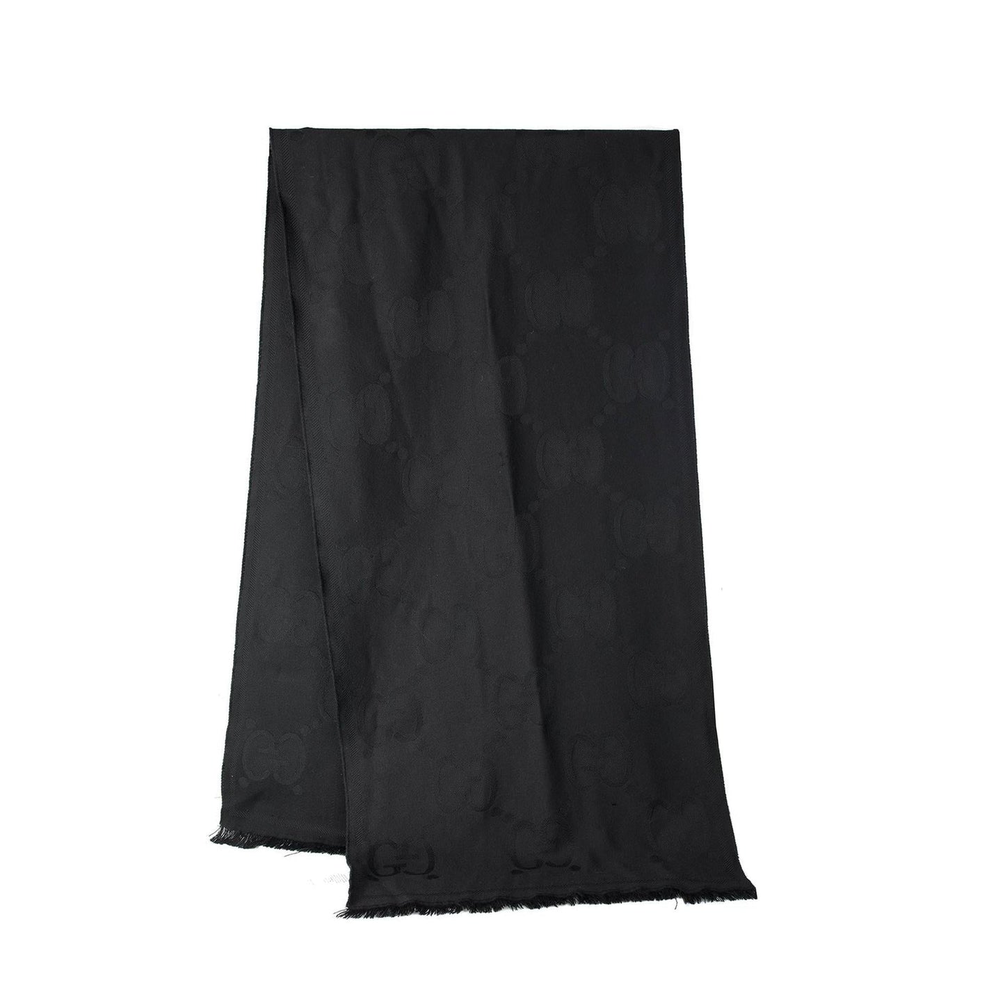 Gucci GG Jacquard Wool Scarf