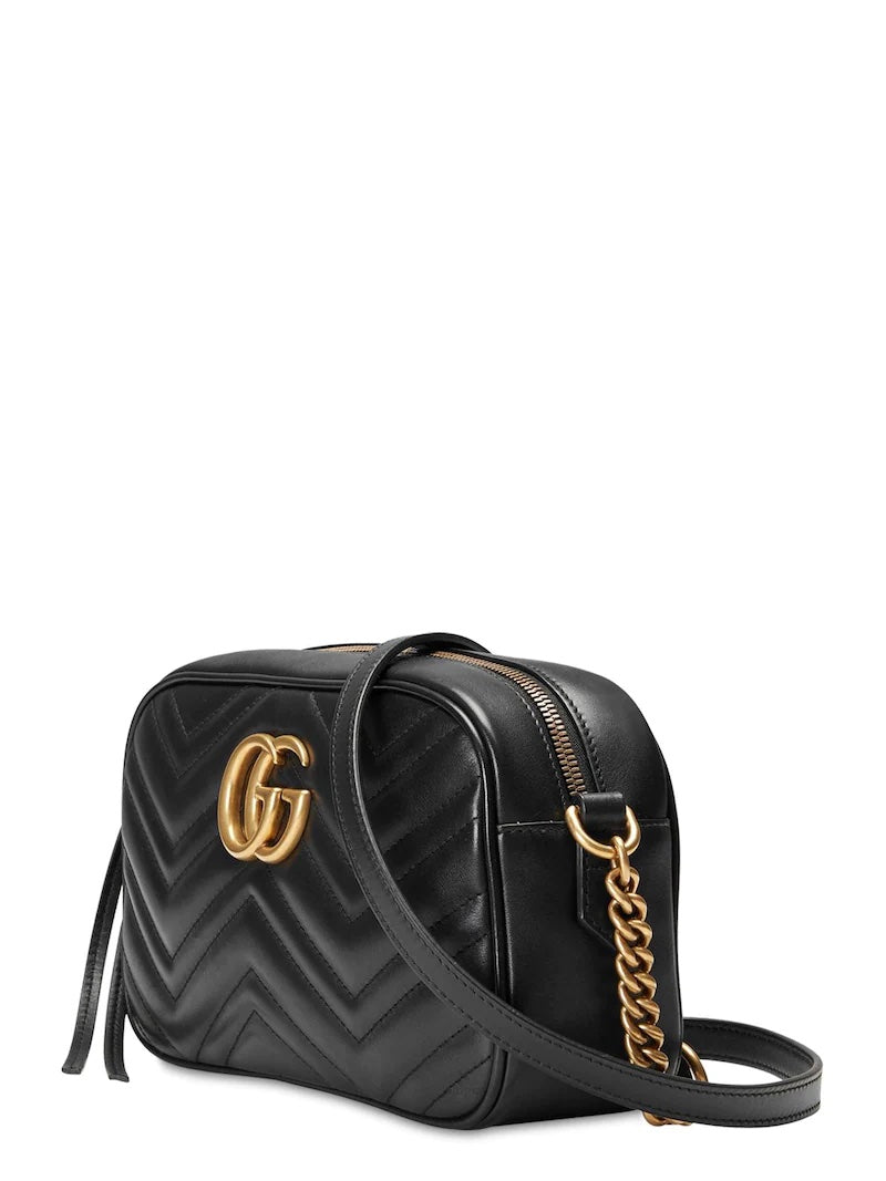 GUCCI GG MARMONT SMALL MATELASSÃ CAMERA BAG