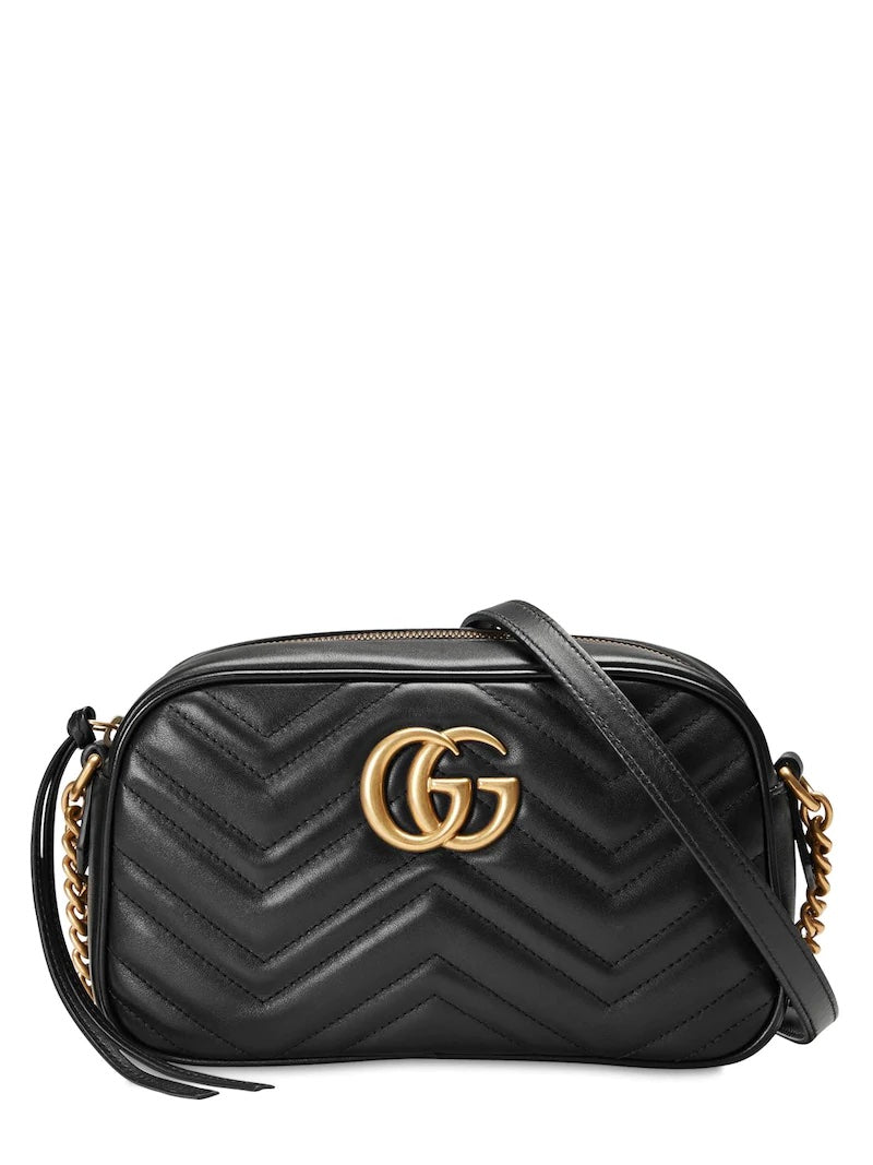 GUCCI GG MARMONT SMALL MATELASSÃ CAMERA BAG