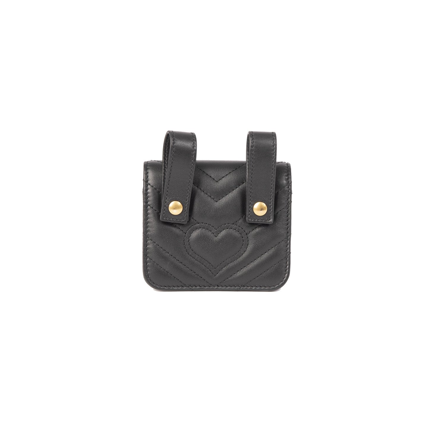 Gucci GG Marmont Animal Studs Matelasse Belt Pouch