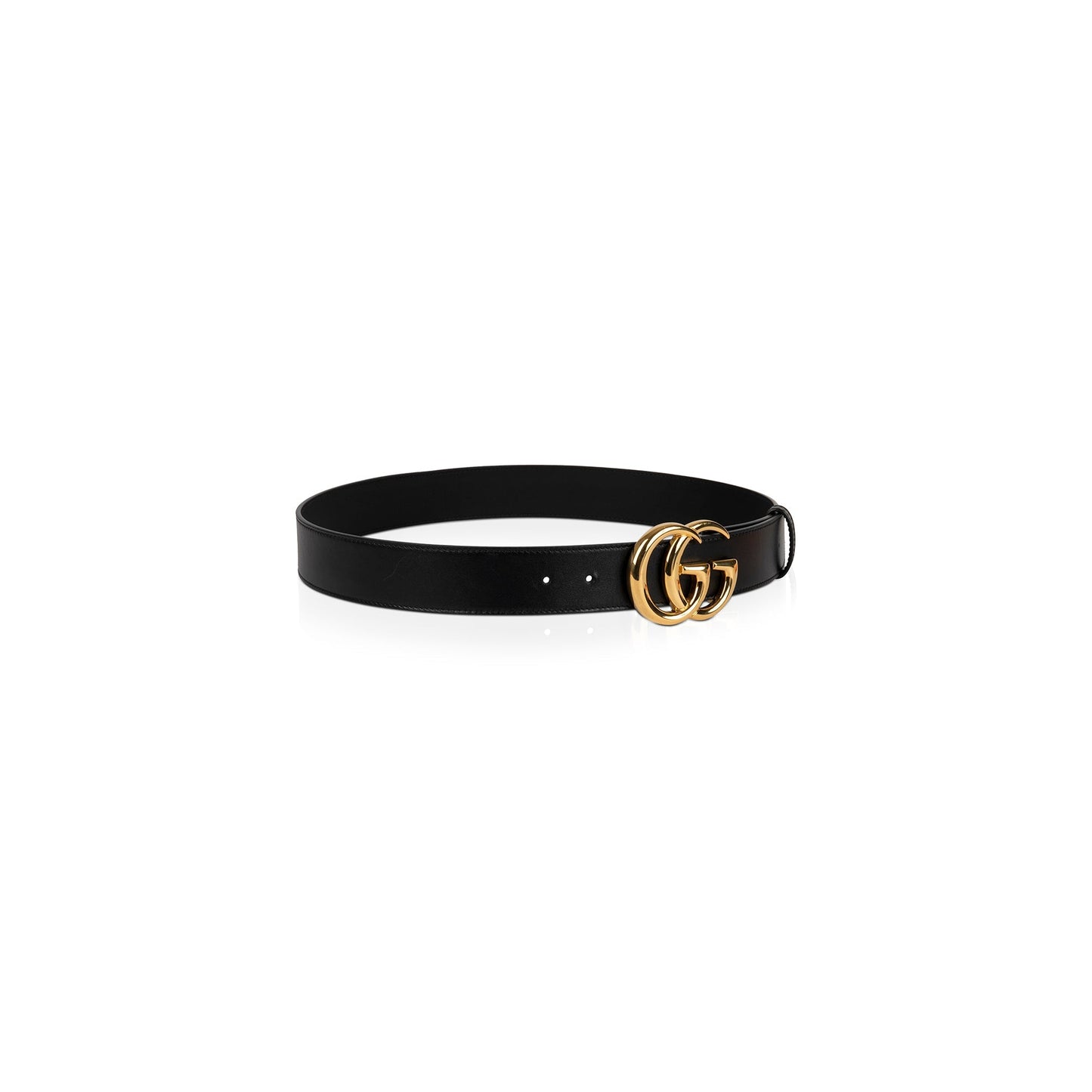 Gucci GG Marmont Belt with Shiny Buckle