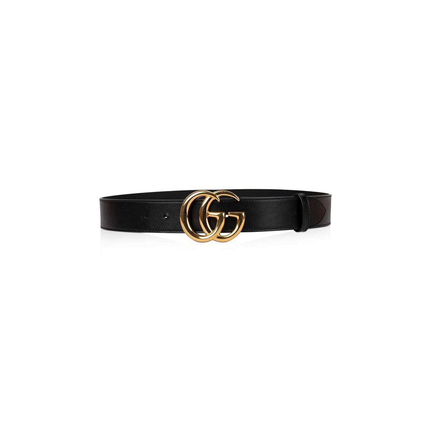 Gucci GG Marmont Belt with Shiny Buckle
