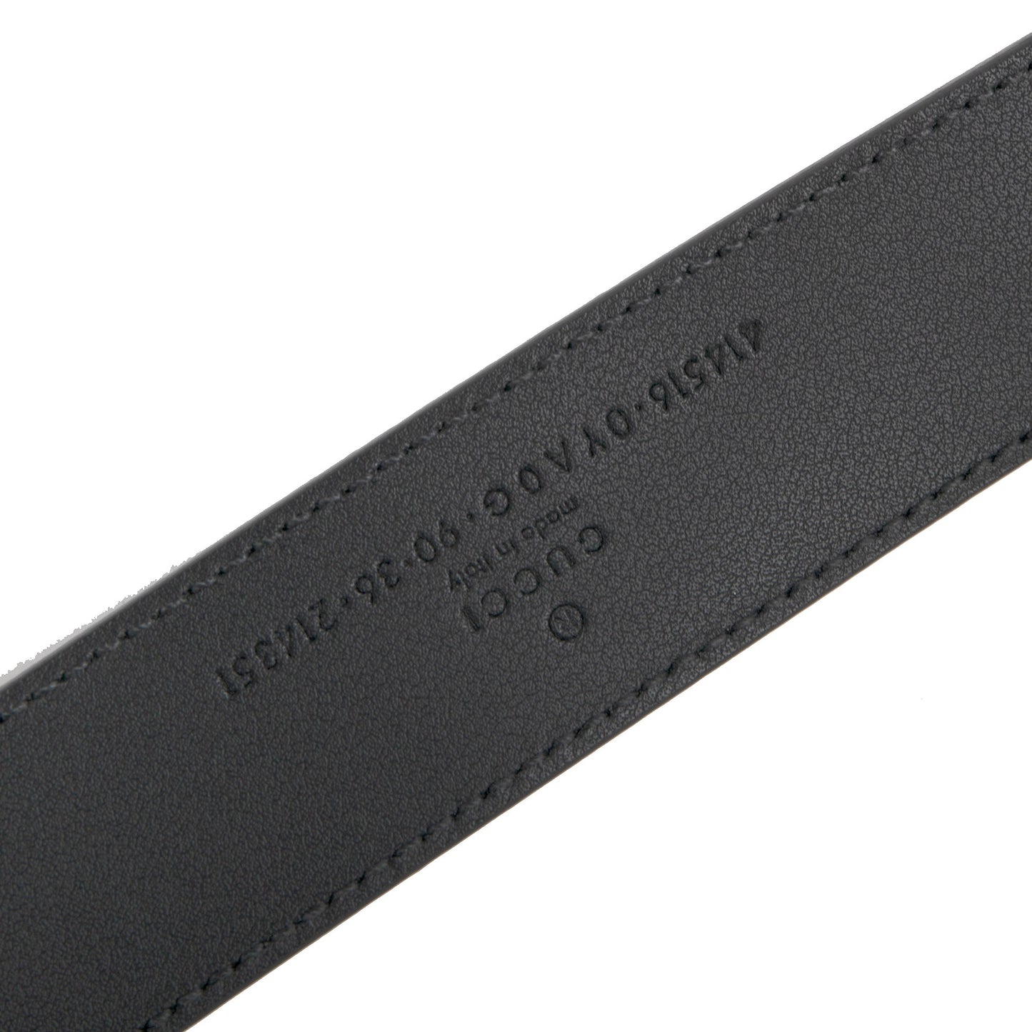 Gucci GG Marmont Black Leather Belt with Shiny Double G Buckle