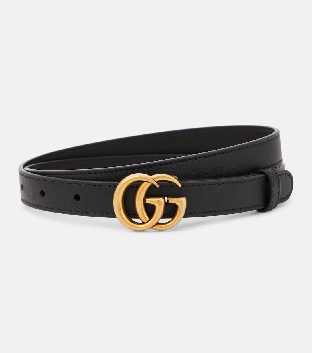 GUCCI GG MARMONT CALFSKIN LEATHER BELT