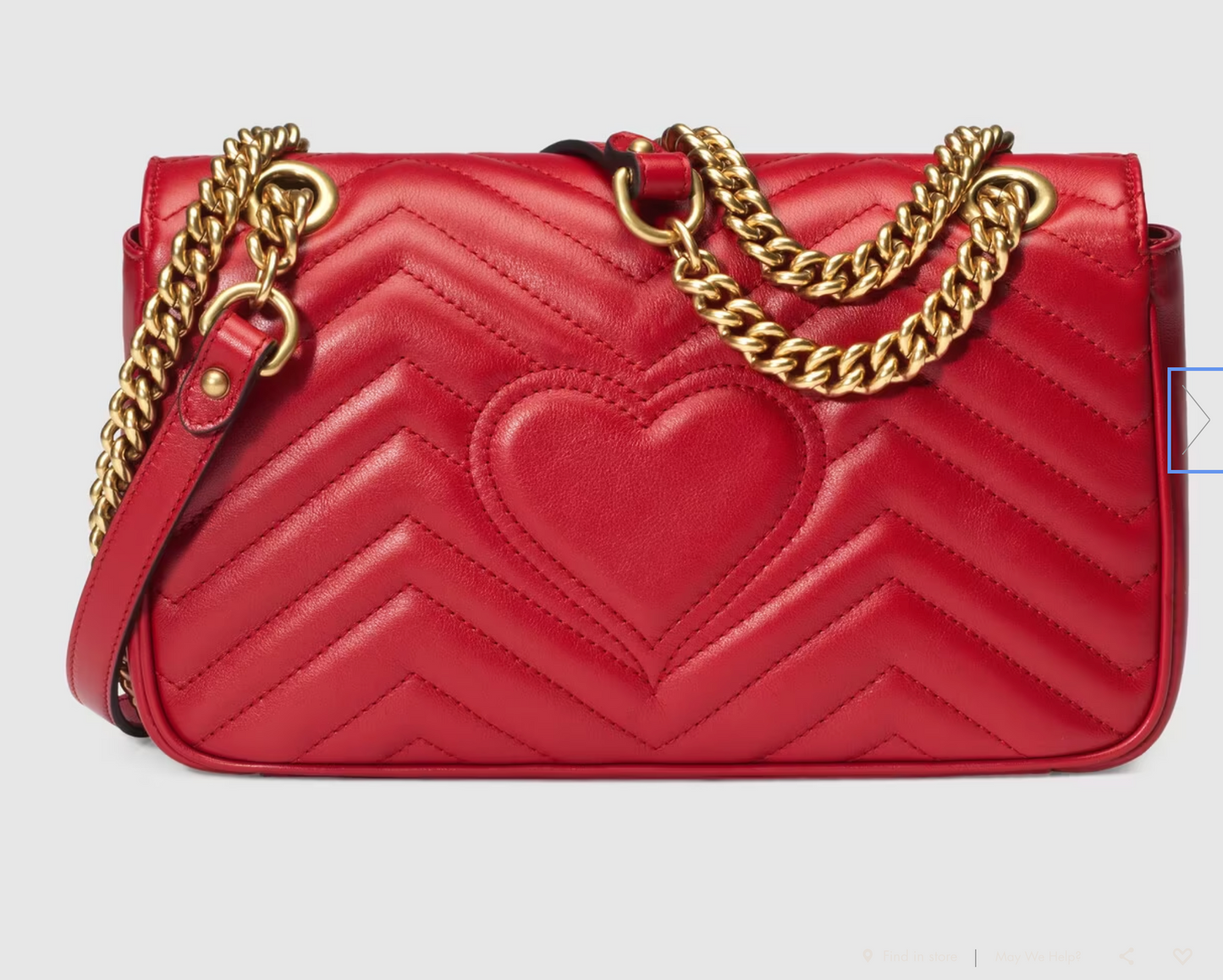 GUCCI GG MARMONT SMALL MatelassÃ© BAG