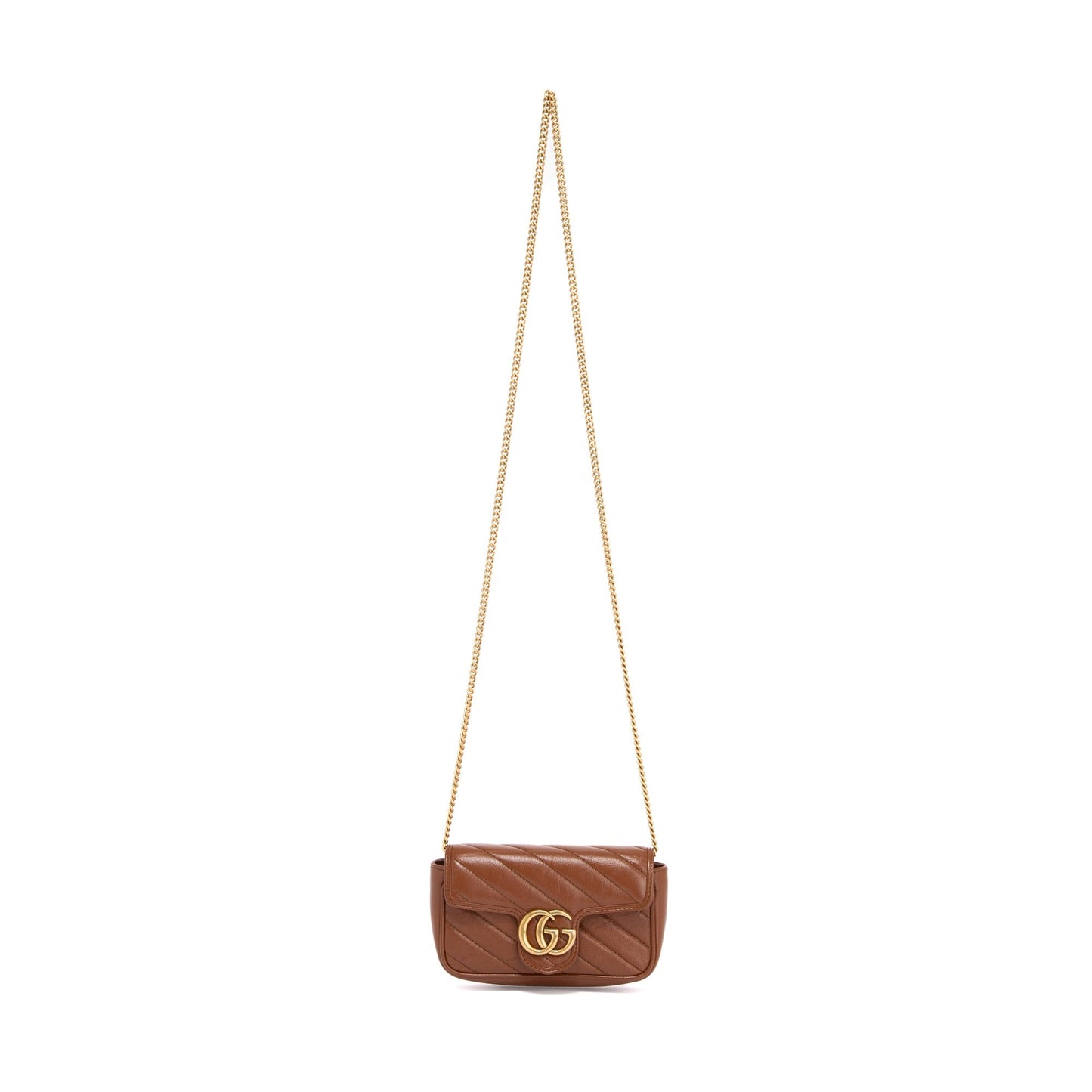 Gucci GG Marmont Diagonal Super Mini Bag