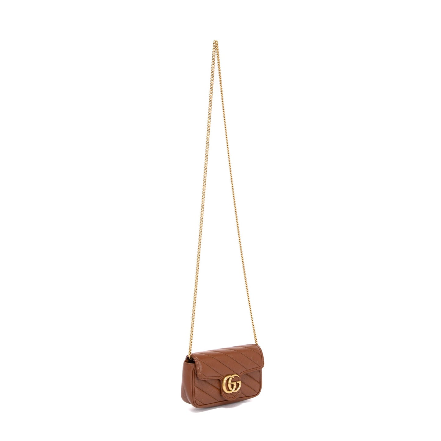 Gucci GG Marmont Diagonal Super Mini Bag