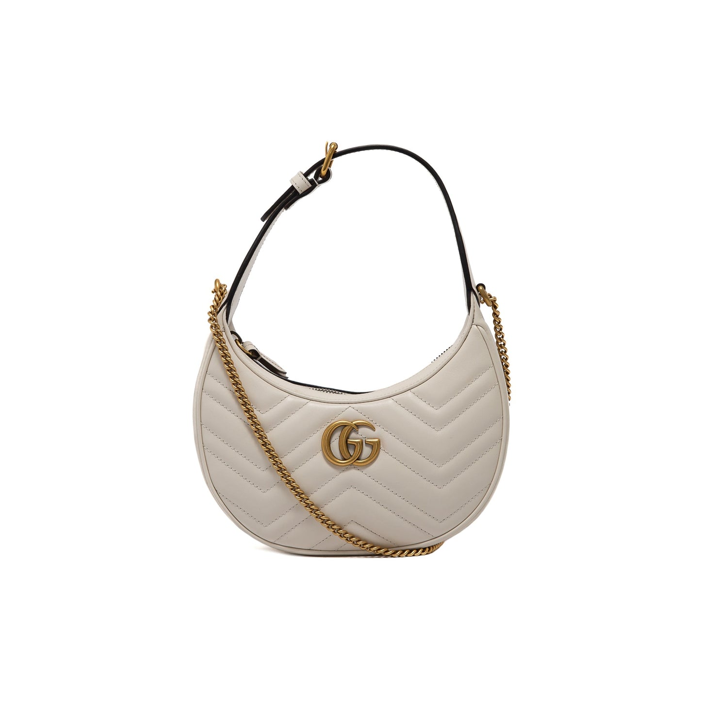 Gucci GG Marmont Half-Moon-Shaped Mini Bag