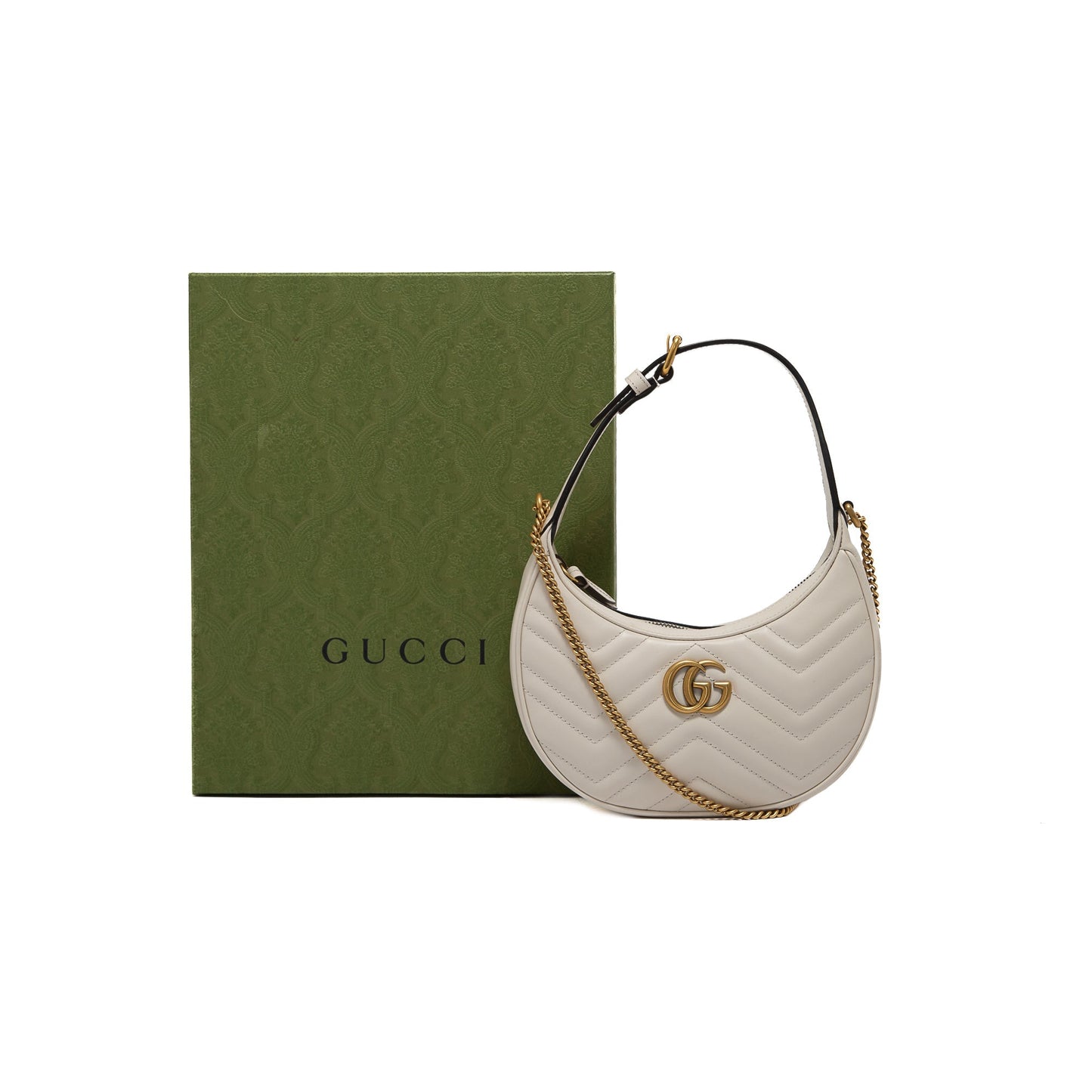 Gucci GG Marmont Half-Moon-Shaped Mini Bag