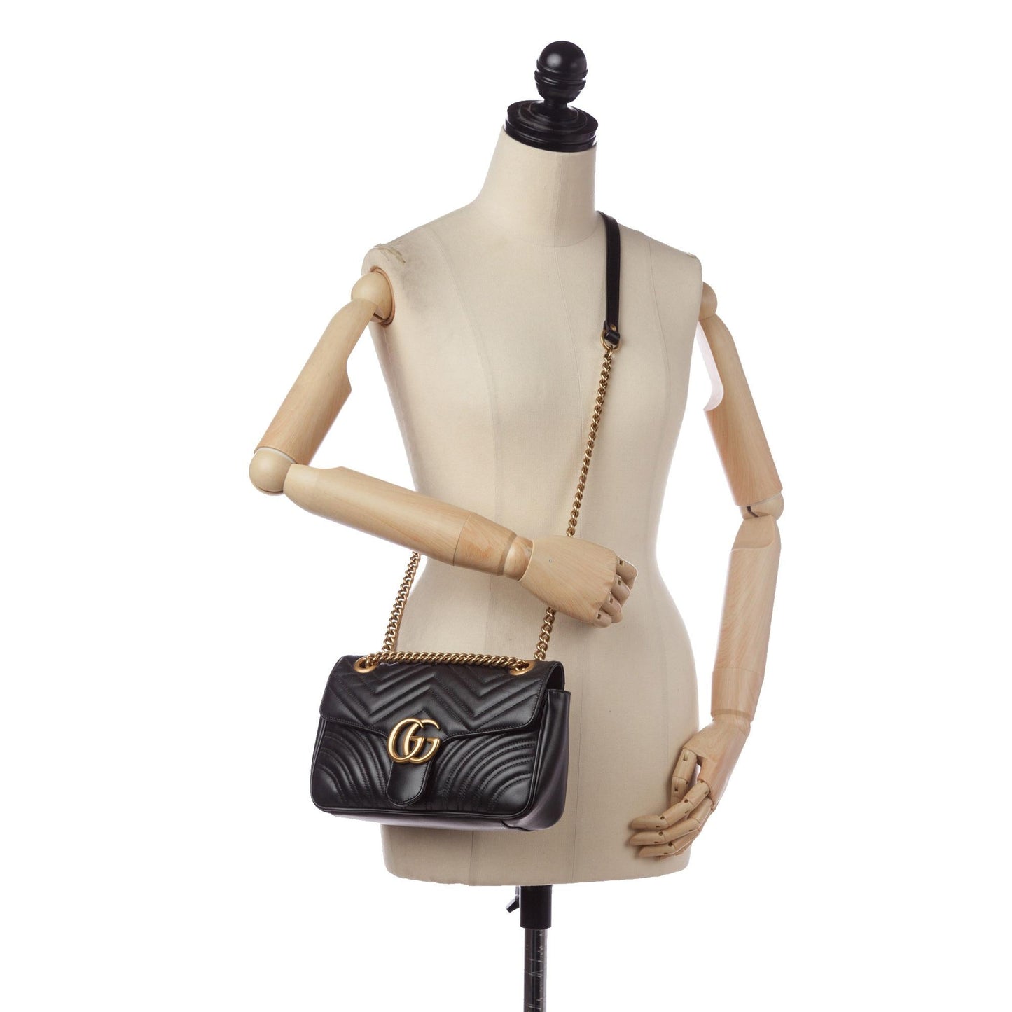 Gucci GG Marmont Leather Crossbody Bag (SHG-34601)