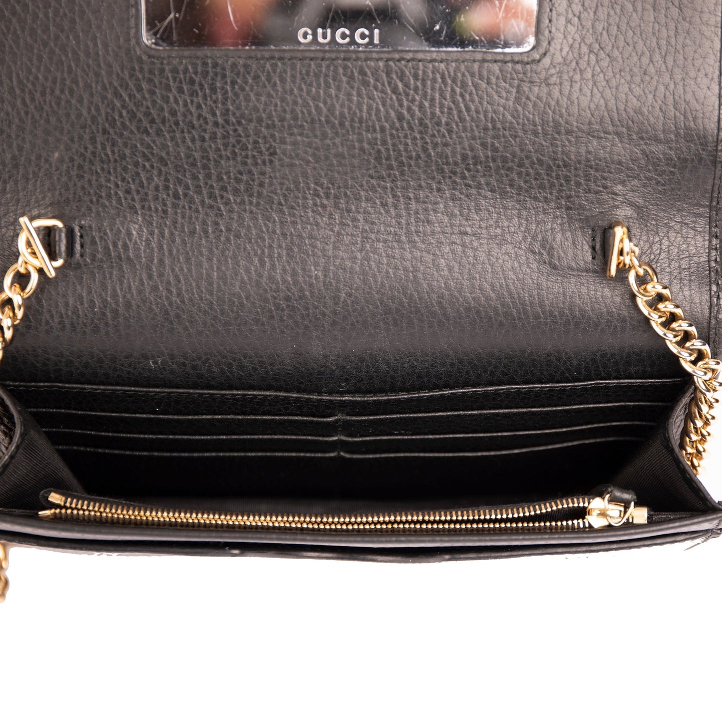 Gucci GG Marmont Leather Mini Chain Bag