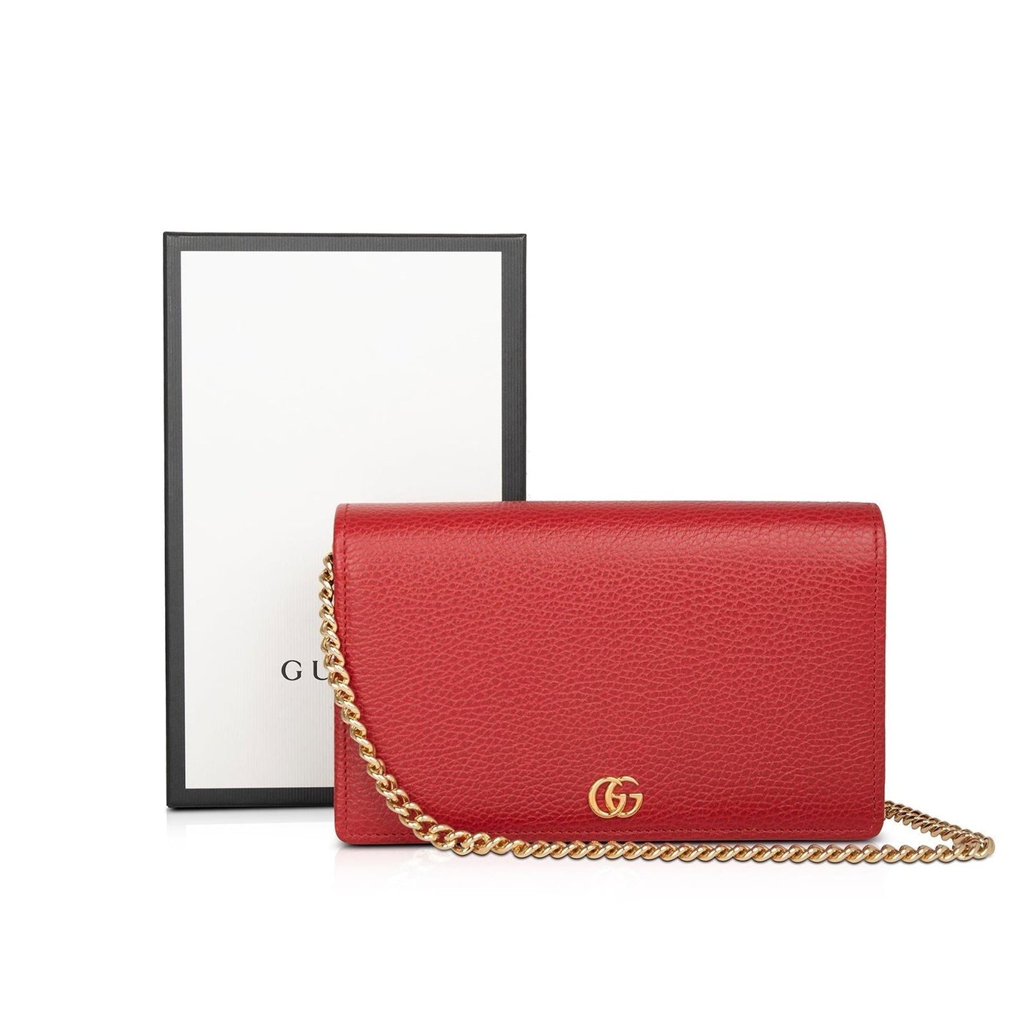 Gucci GG Marmont Leather Mini Chain Bag