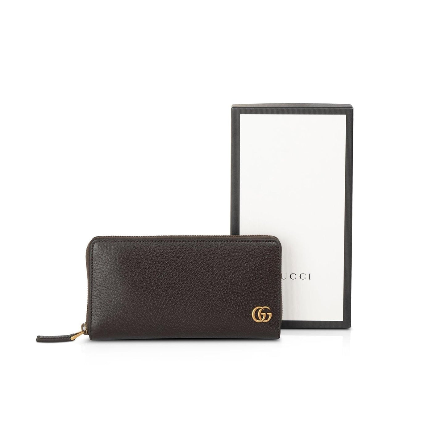 Gucci GG Marmont Leather Zip Around Wallet