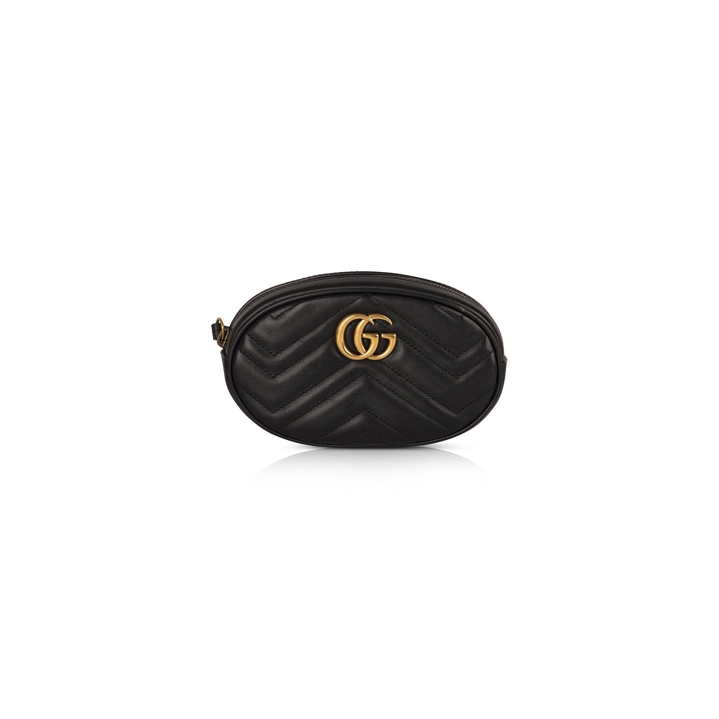 Gucci GG Marmont Matelasse Leather Belt Bag