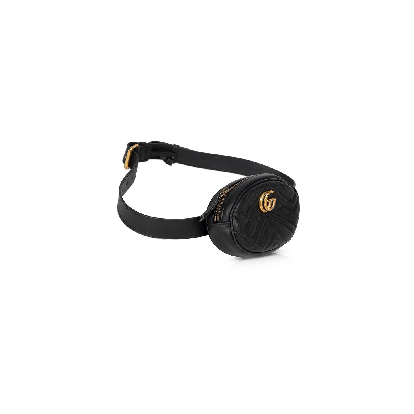Gucci GG Marmont Matelasse Leather Belt Bag