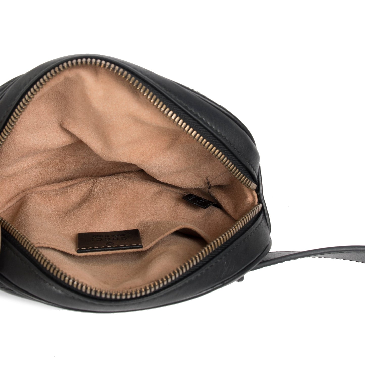 Gucci GG Marmont Matelasse Leather Belt Bag