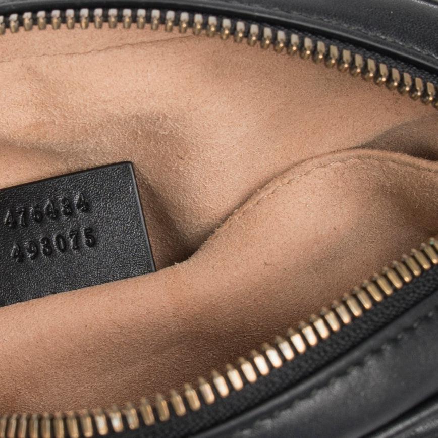 Gucci GG Marmont Matelasse Leather Belt Bag