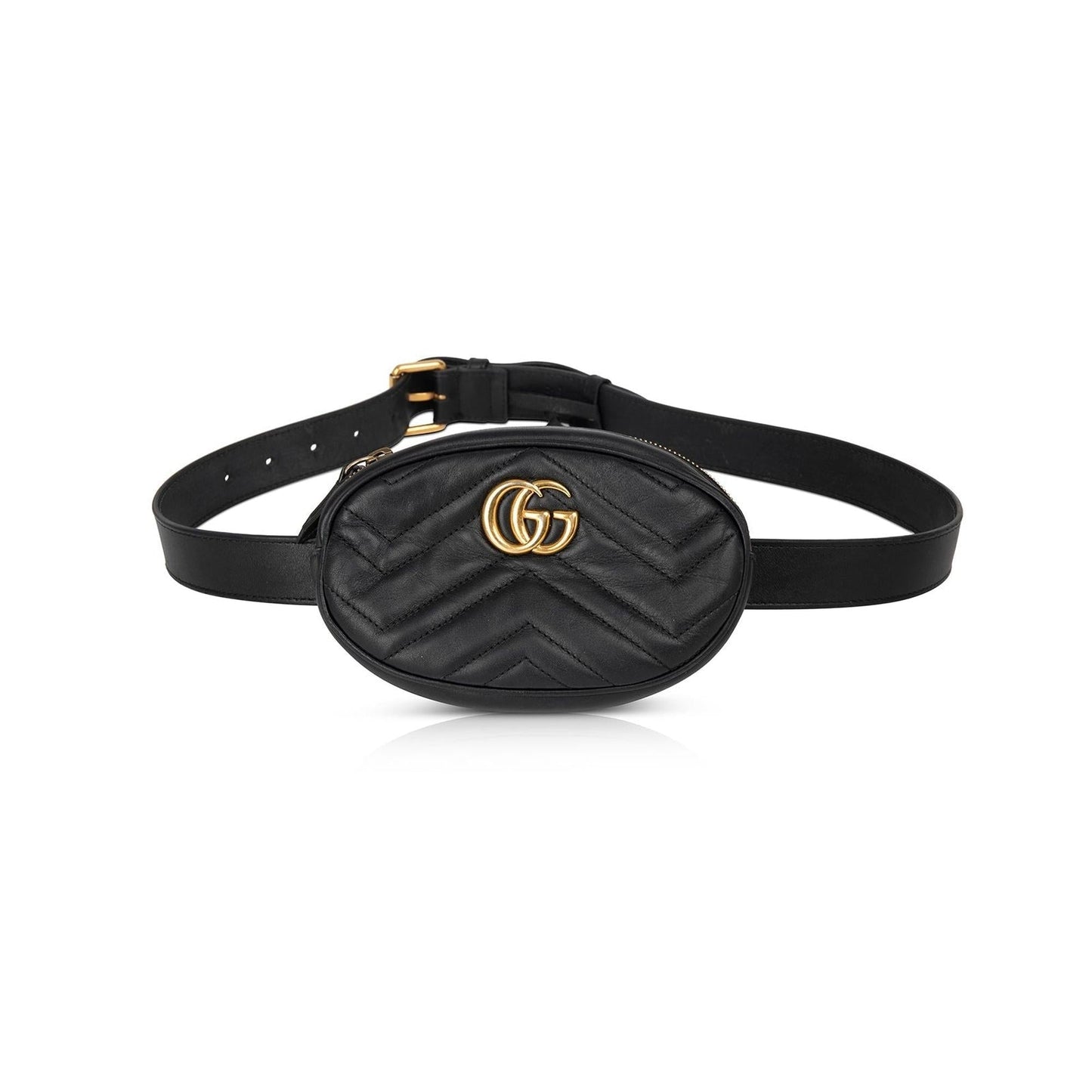 Gucci GG Marmont Matelasse Leather Belt Bag