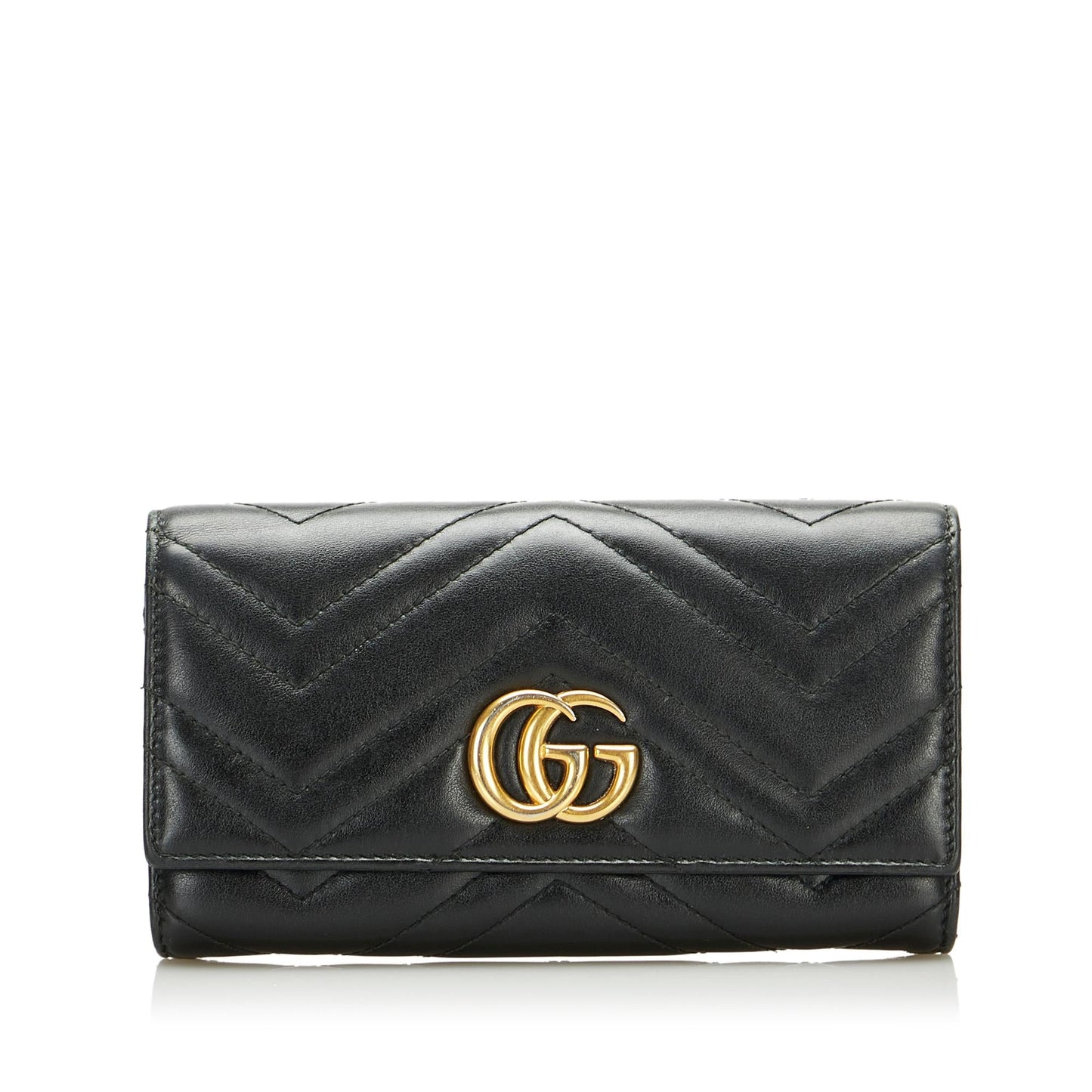 Gucci GG Marmont Matelasse Long Wallet (SHG-HSwh8O)