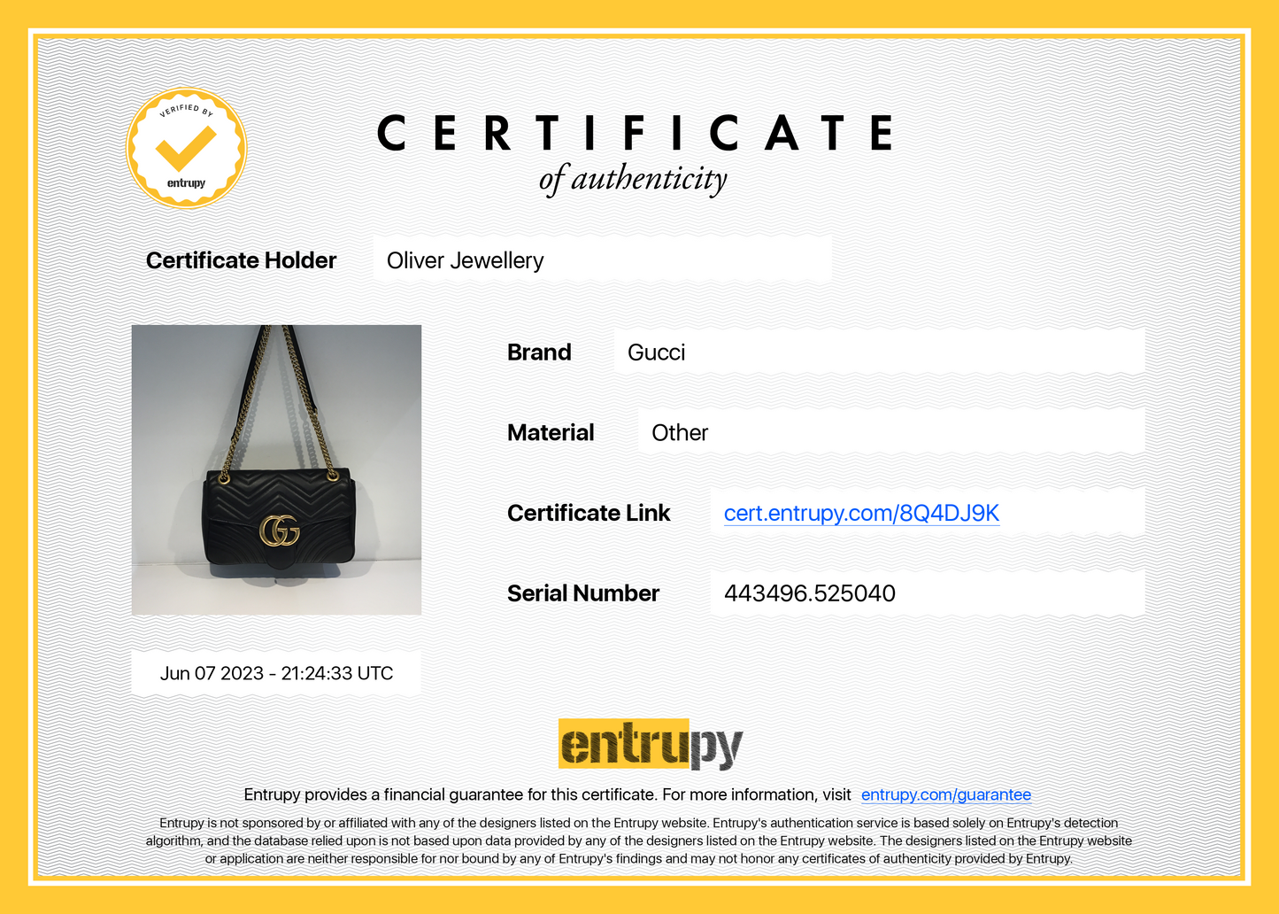 Gucci GG Marmont Matelasse Medium Shoulder Bag