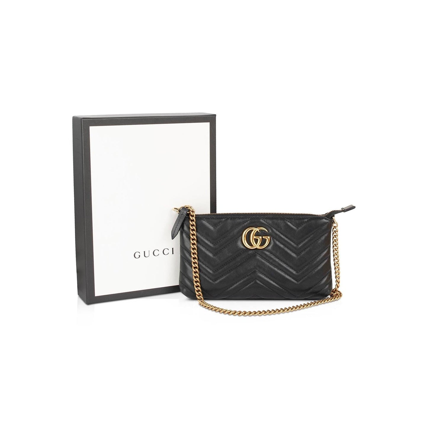 Gucci GG Marmont Matelasse Mini Chain Bag