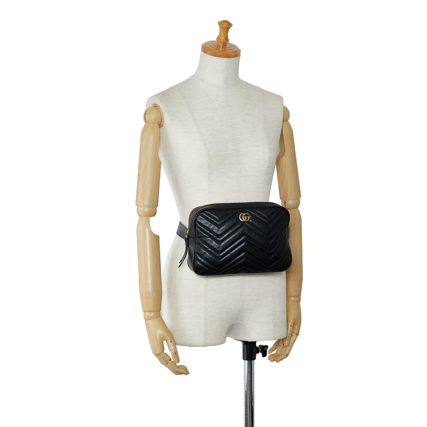 Gucci GG Marmont Matelasse Square Belt Bag (SHG-zhfOJS)