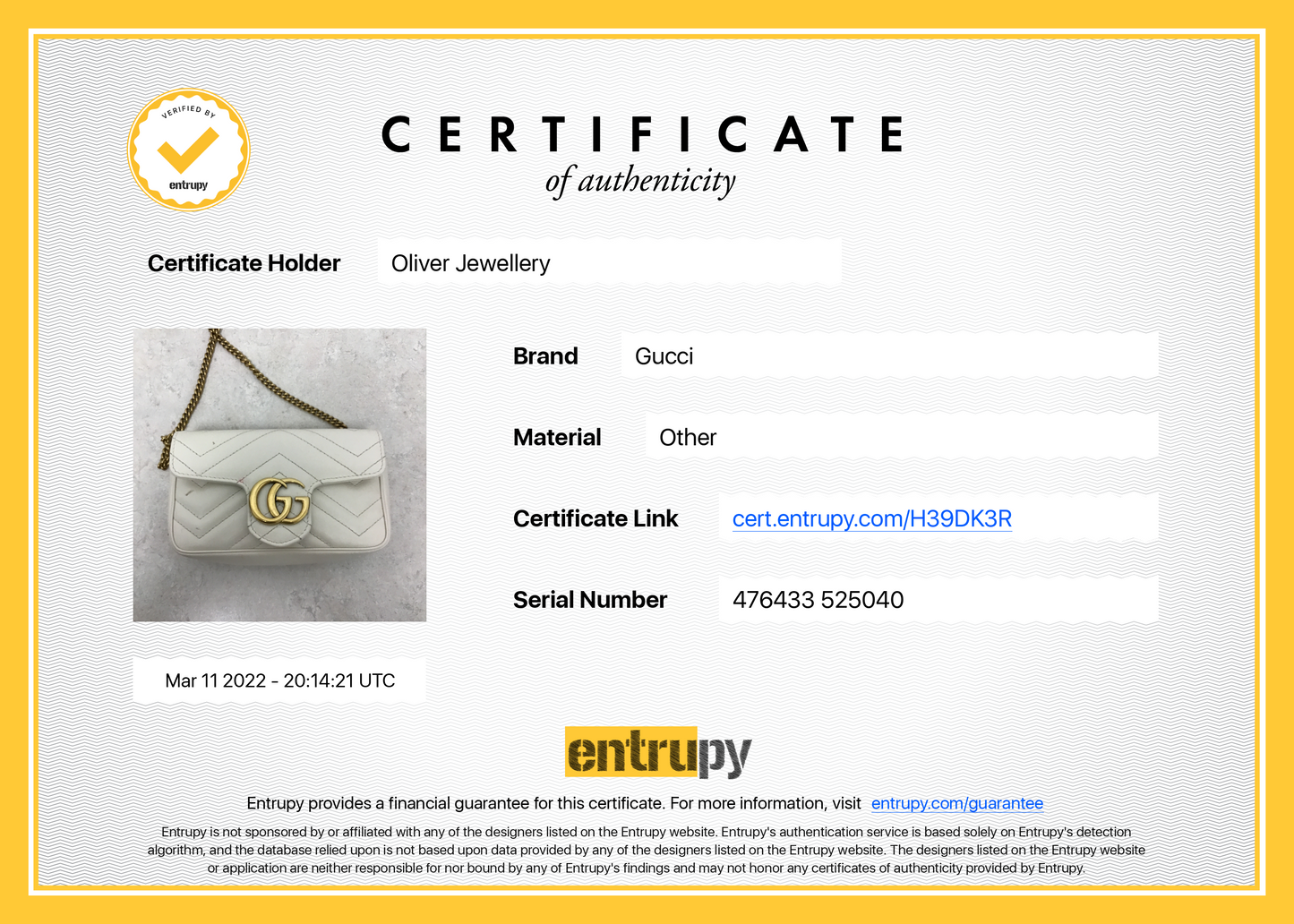 Gucci GG Marmont Matelasse Super Mini Bag