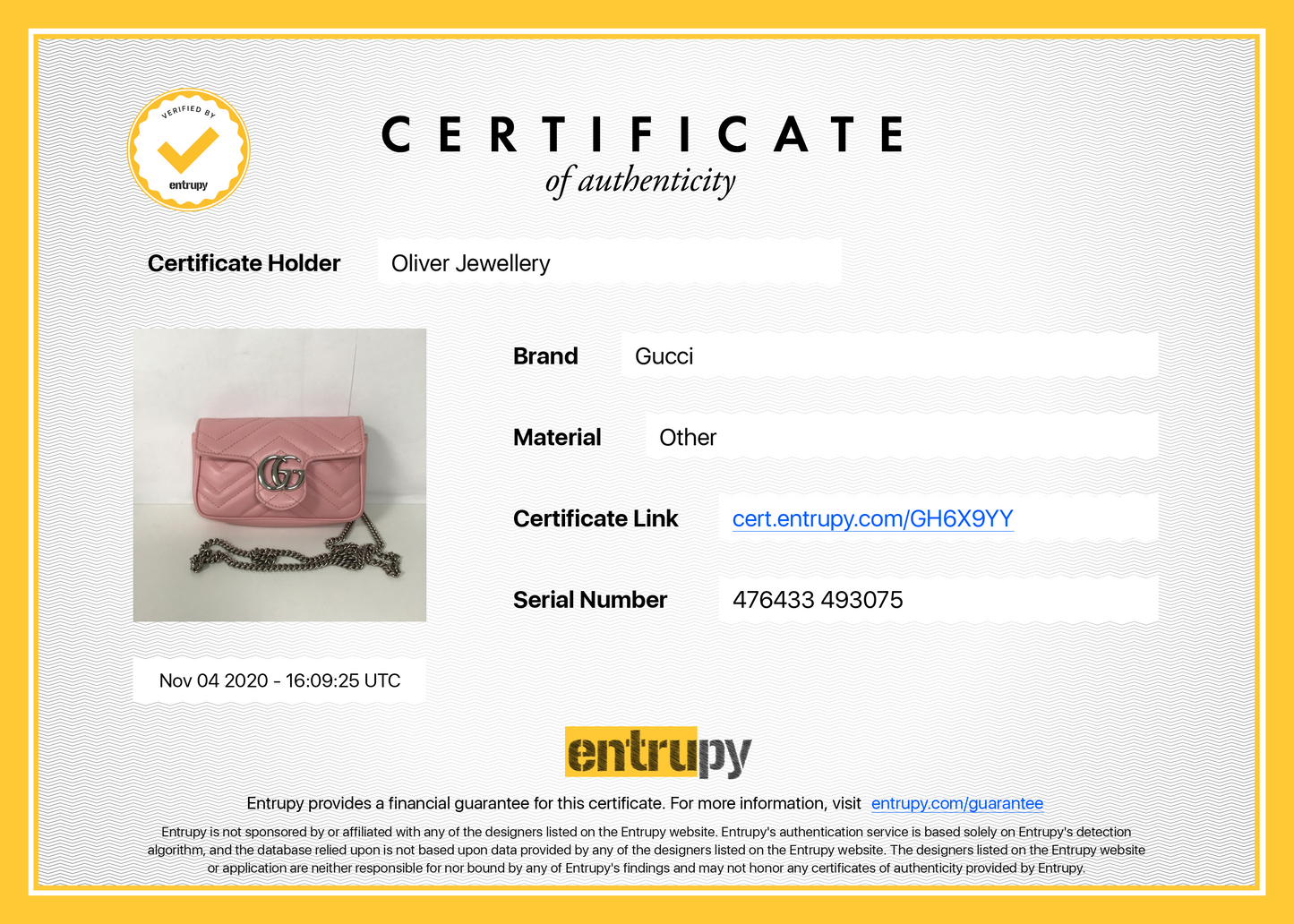Gucci GG Marmont Matelasse Super Mini Bag