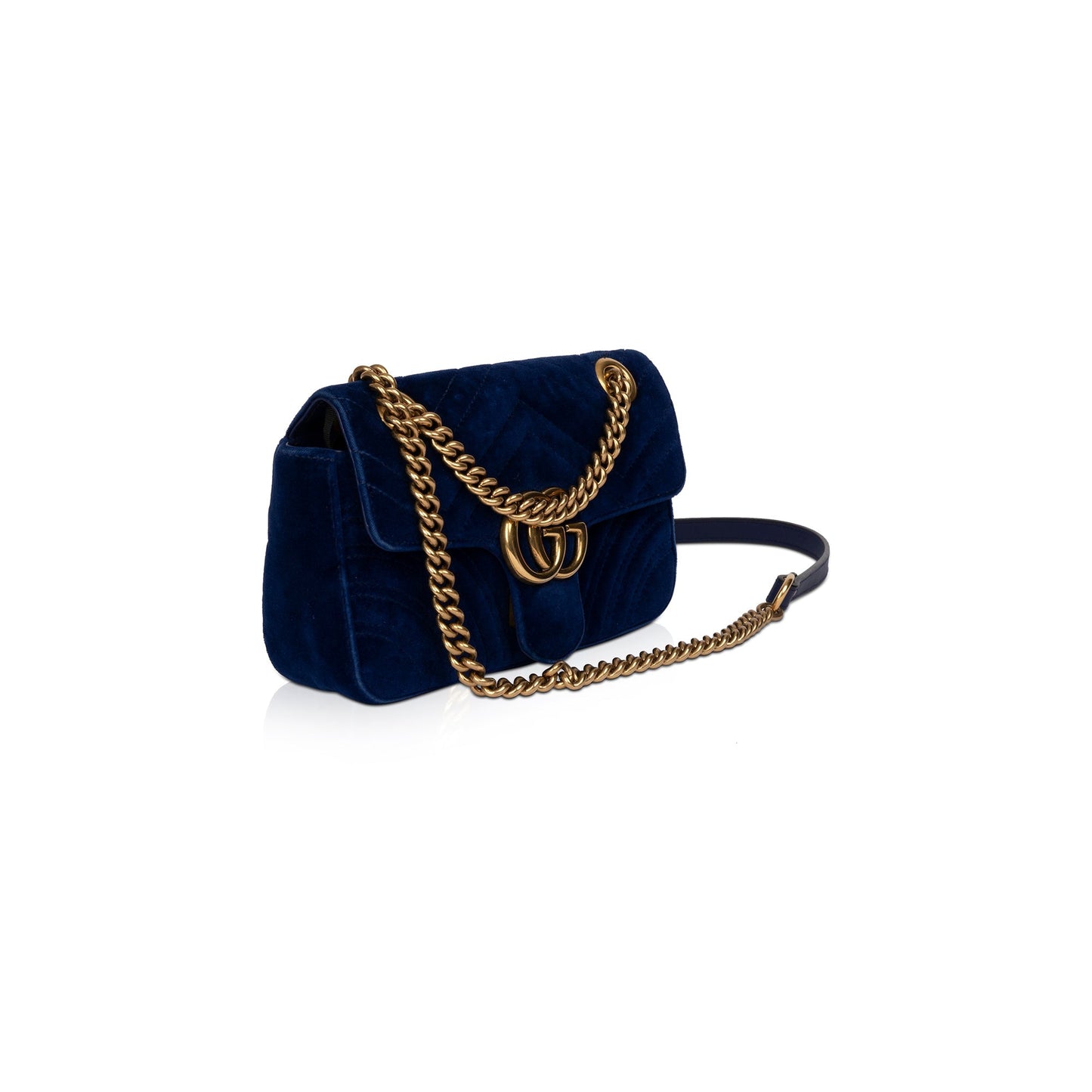 Gucci GG Marmont Matelasse Velvet Mini Bag