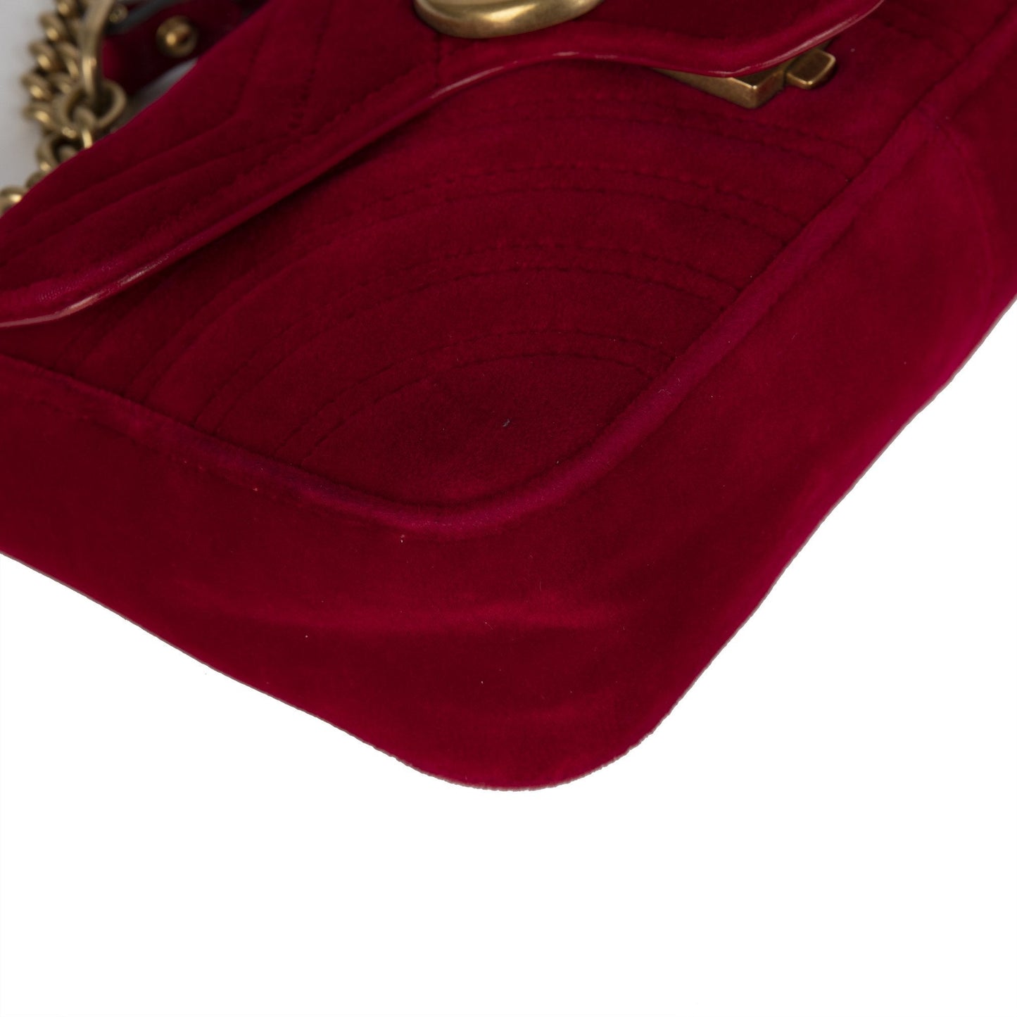 Gucci GG Marmont Matelasse Velvet Mini Bag