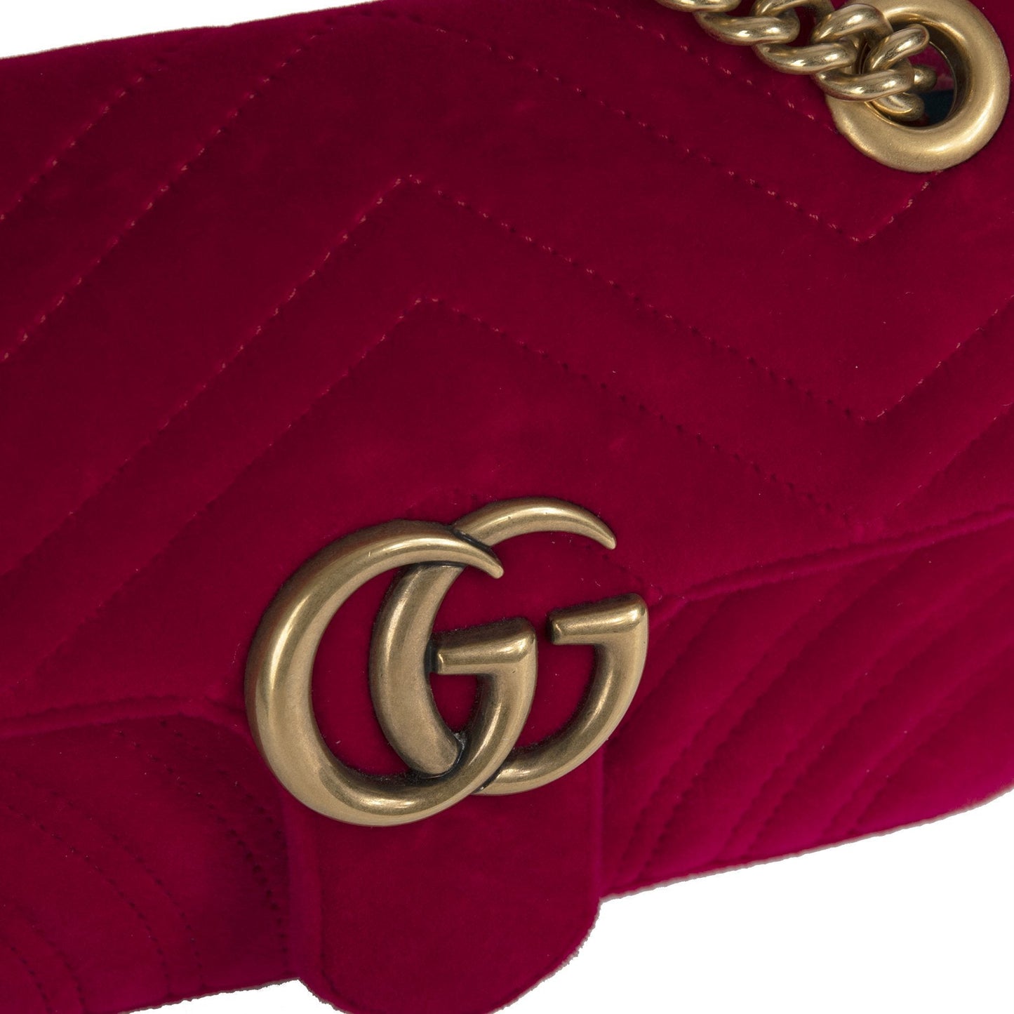 Gucci GG Marmont Matelasse Velvet Mini Bag