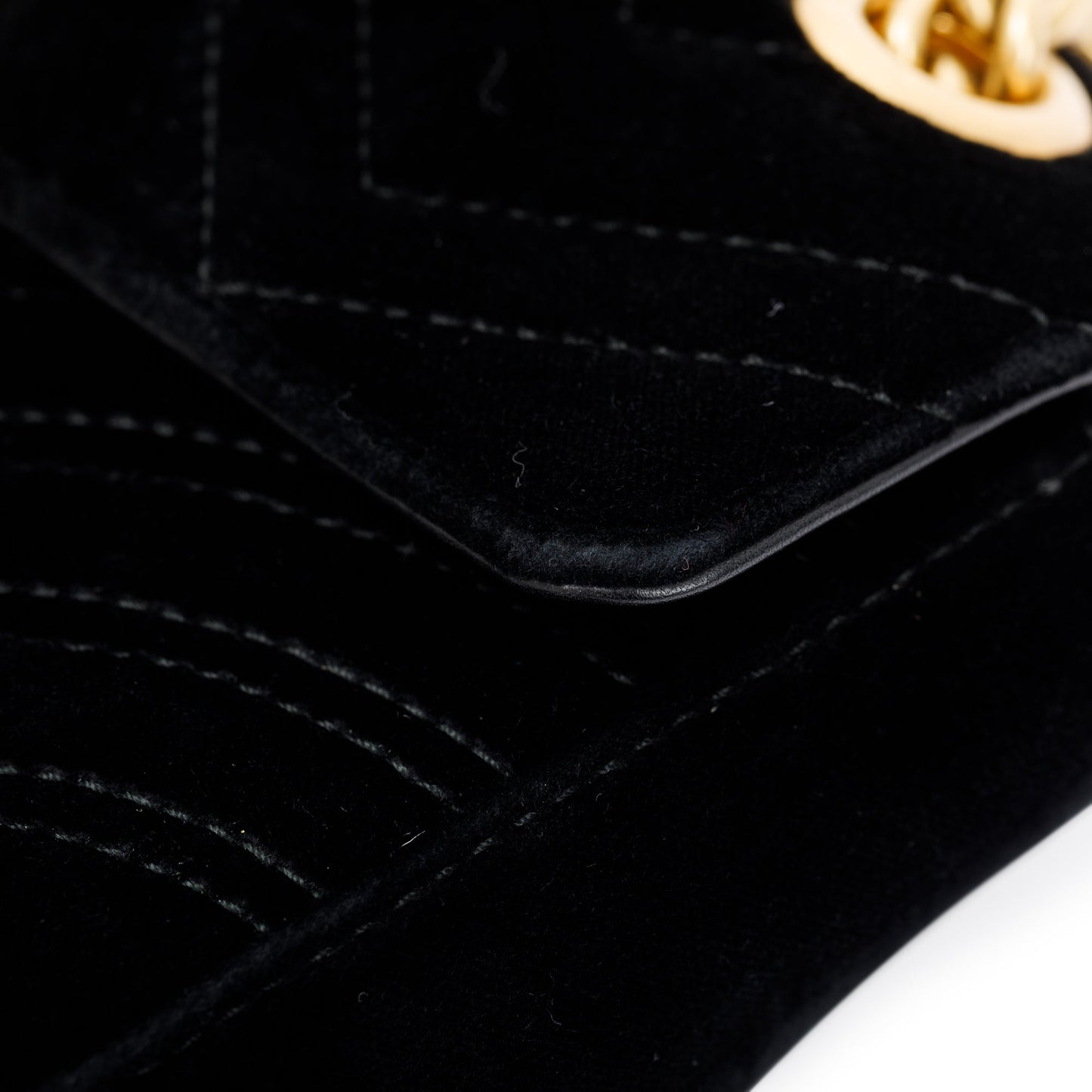 Gucci GG Marmont Matelasse Velvet Mini Bag