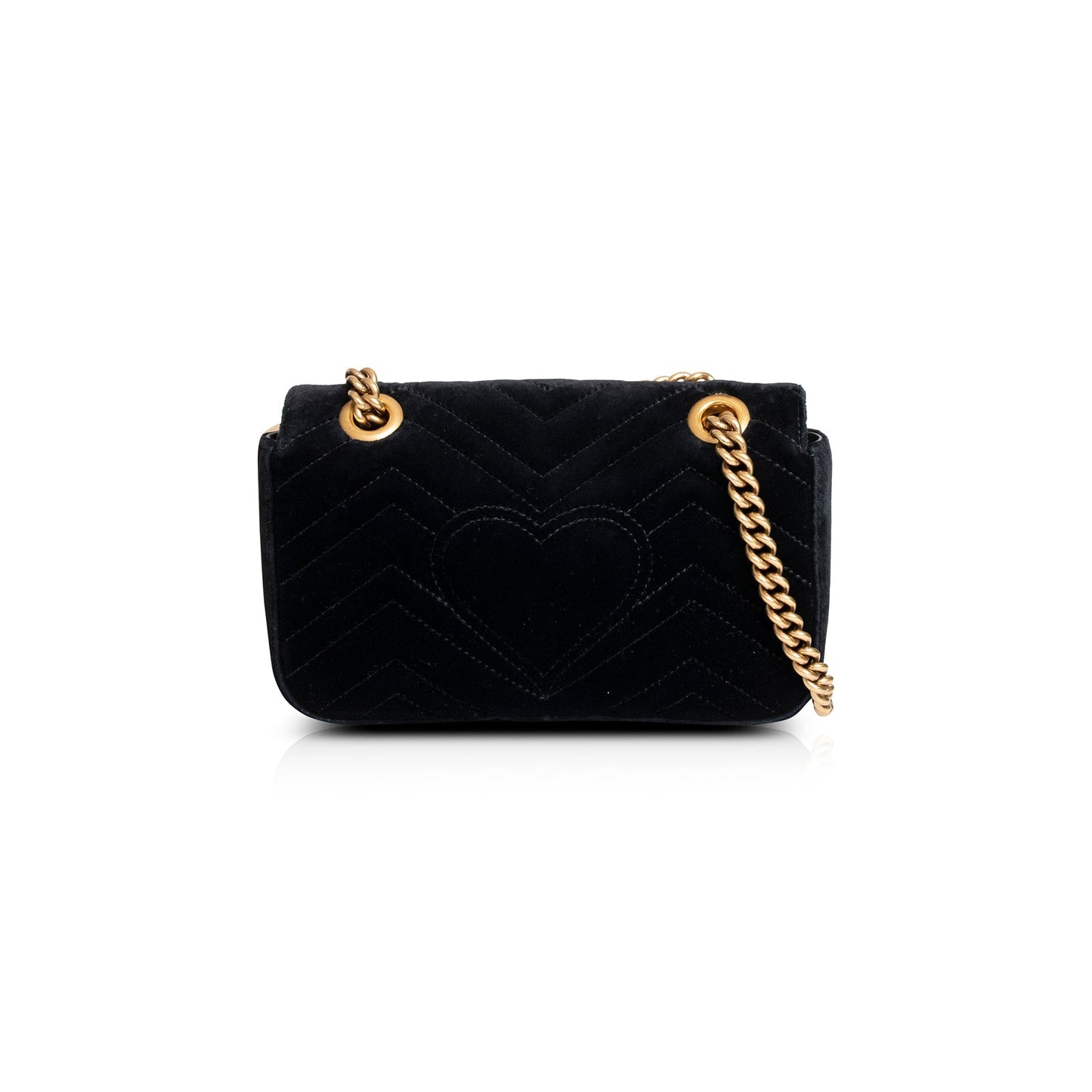 Gucci GG Marmont Matelasse Velvet Mini Bag