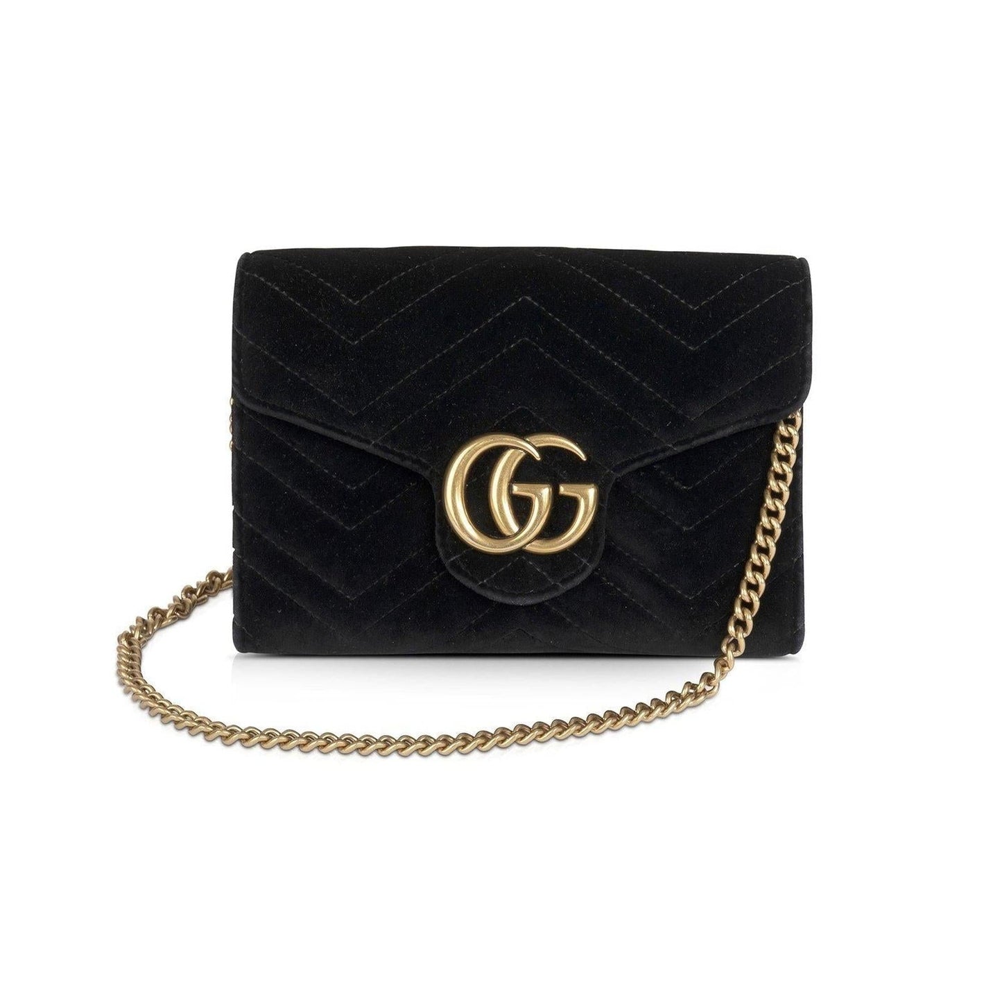 Gucci GG Marmont Matelasse Velvet Mini Bag