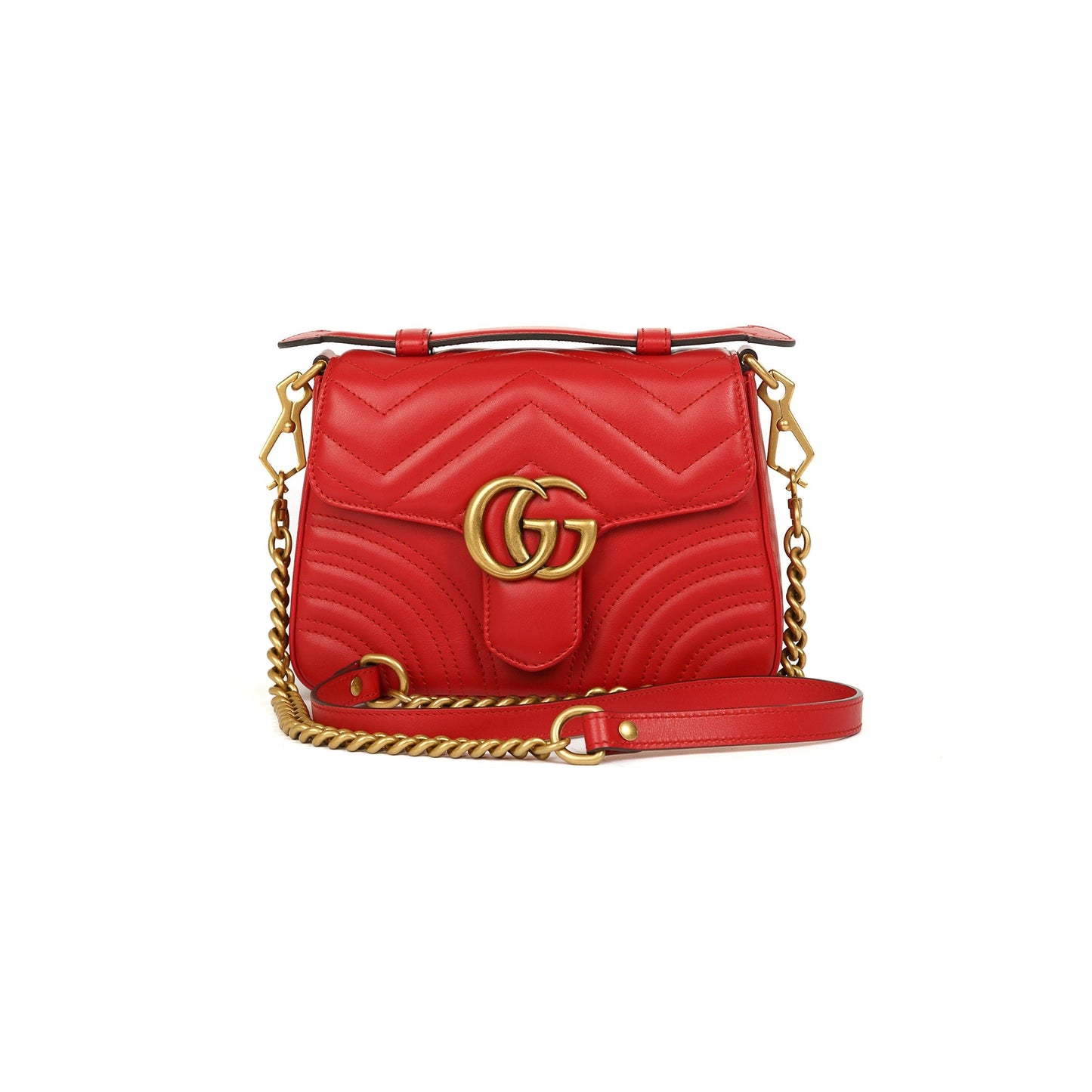 Gucci GG Marmont Mini Top Handle Bag