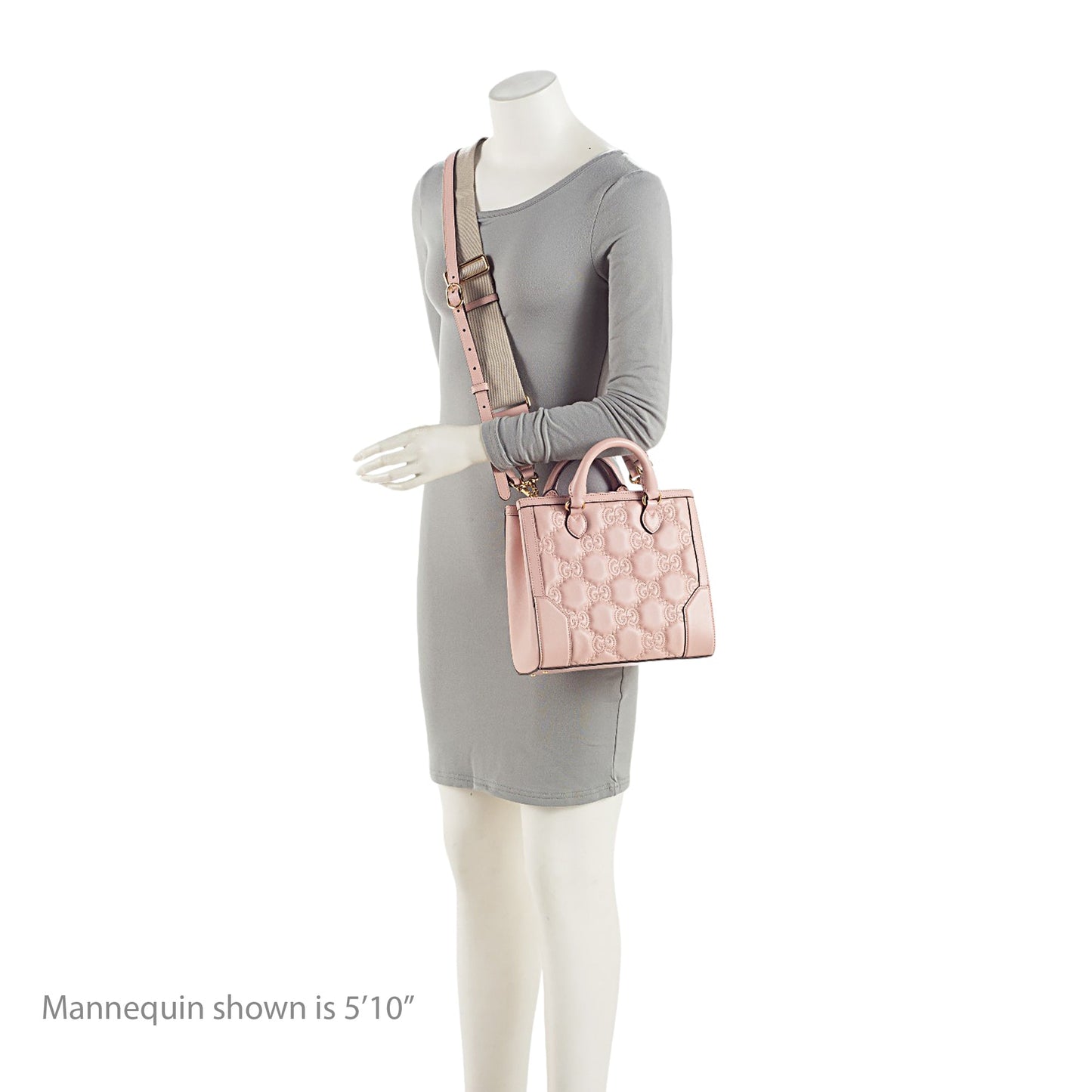Gucci Jumbo GG Matelasse Leather Mini Top Handle